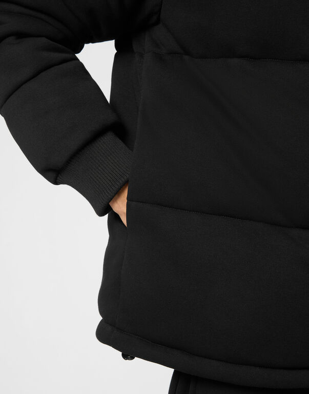 Hybrid Jersey Puffered Jacket LS