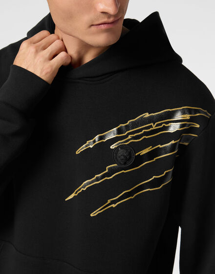 Cotton Hoodie Sweatshirt LS Lamina Scratch