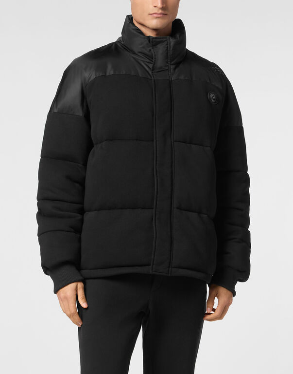 Hybrid Jersey Puffered Jacket LS