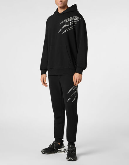 Cotton Hoodie Sweatshirt LS Lamina Scratch