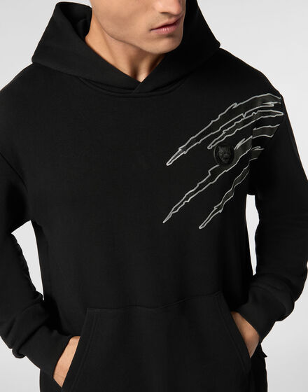 Cotton Hoodie Sweatshirt LS Lamina Scratch