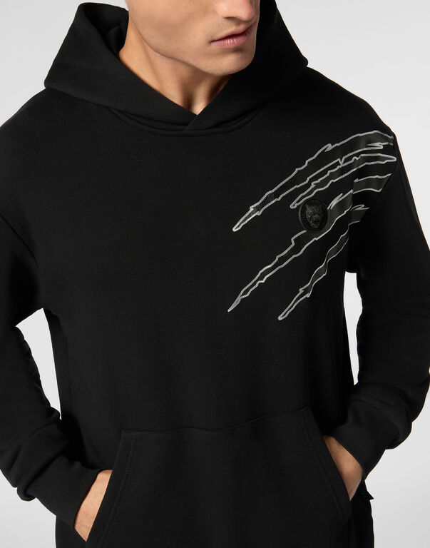 Cotton Hoodie Sweatshirt LS Lamina Scratch