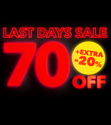 Get up to -70% + Extra -20%