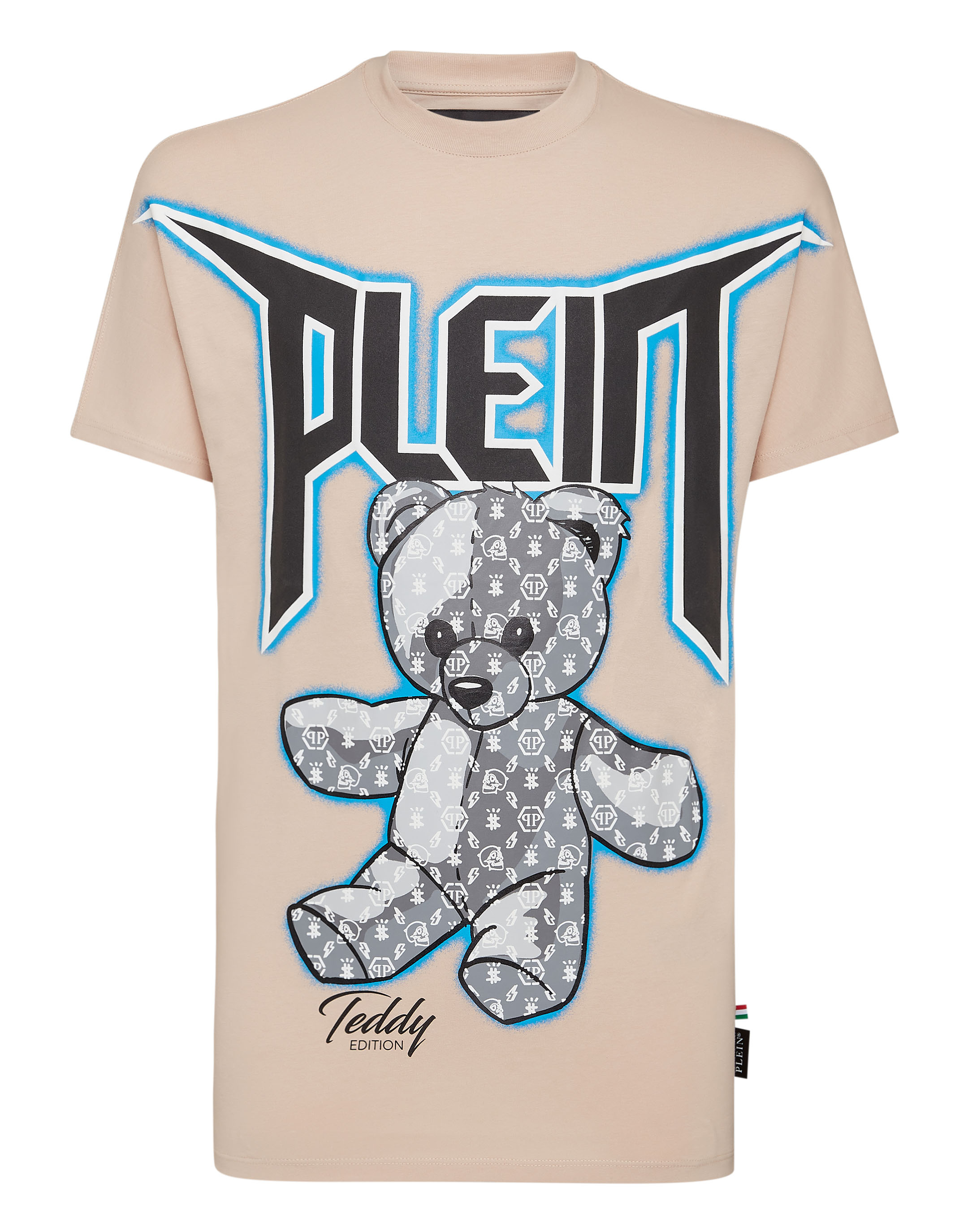 T-shirt Round Neck SS print Teddy Bear