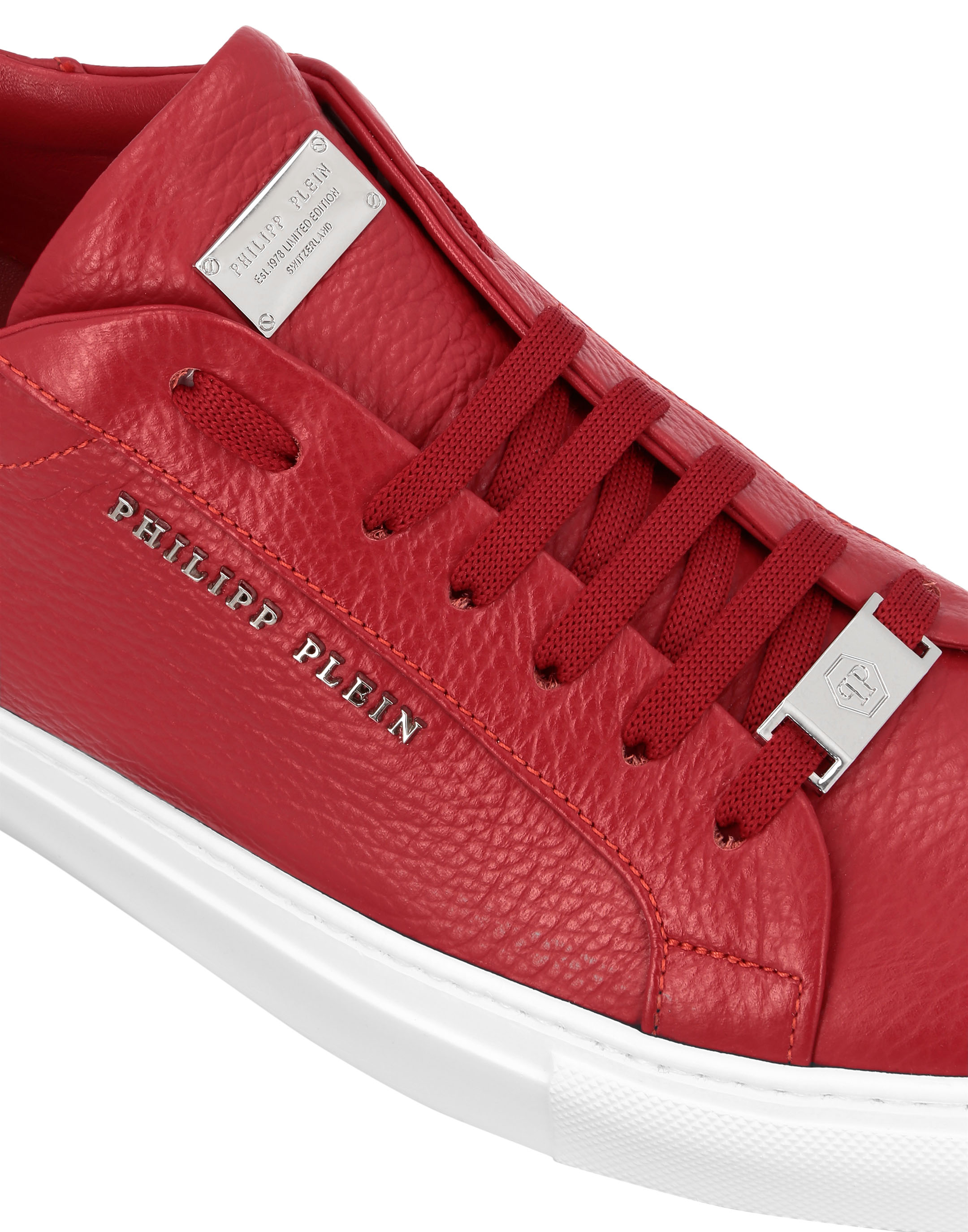 philipp plein red shoes