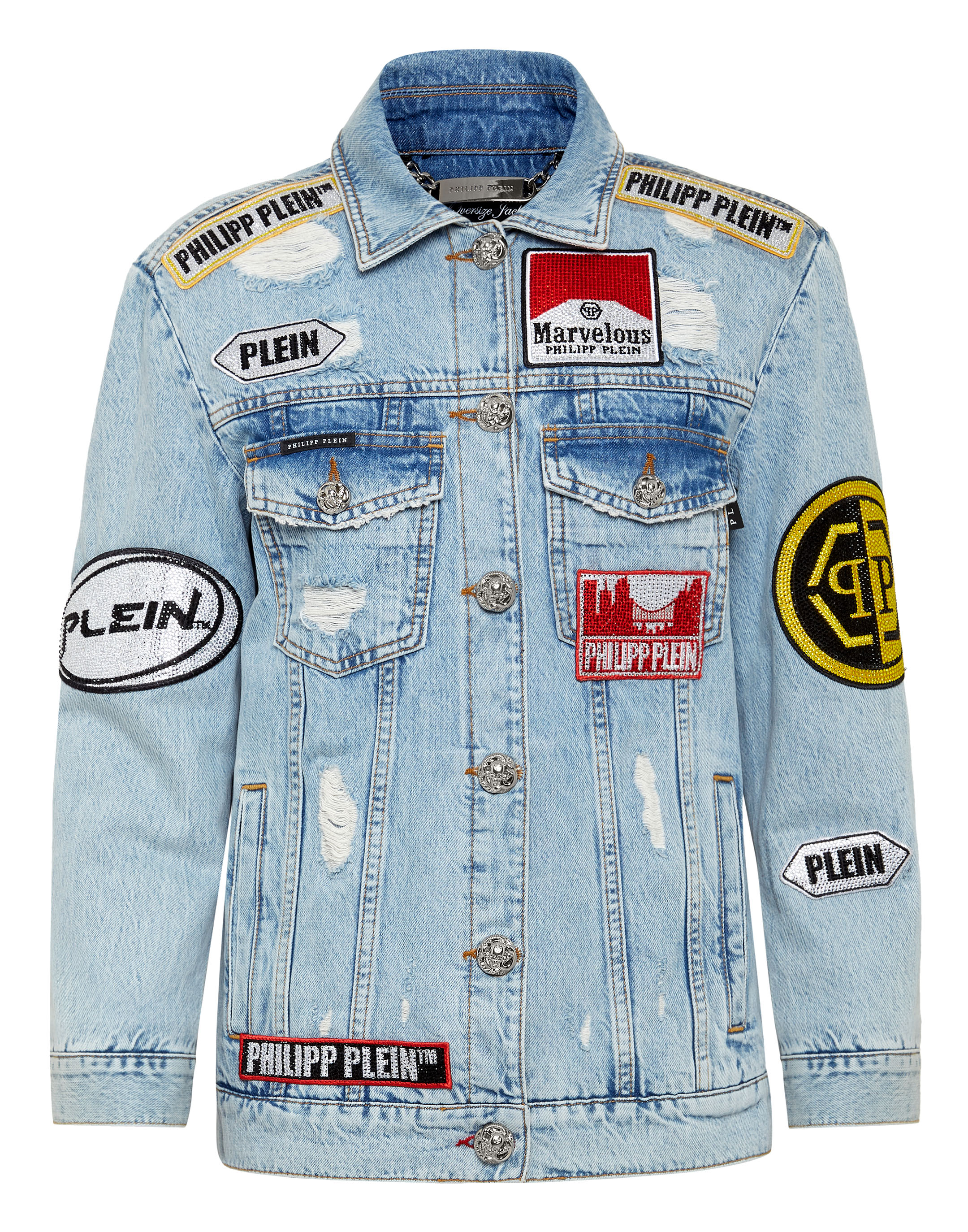 Denim Jacket stones Oversize Marvelous