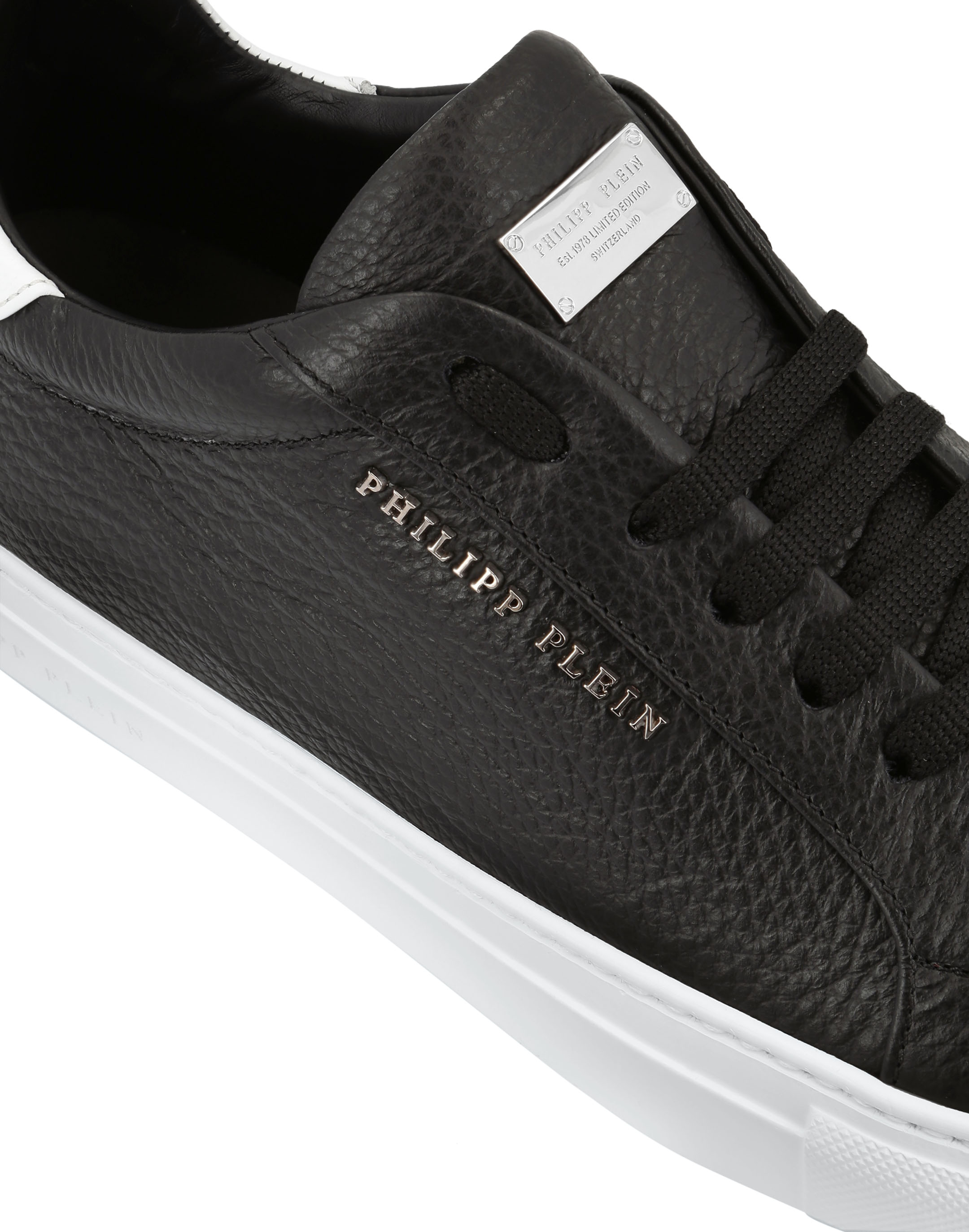 PHILIPP PLEIN 🇮🇹 MEN'S BLACK LEATHER COMFORT FASHION SNEAKERS – Euro Shoes  Emporium