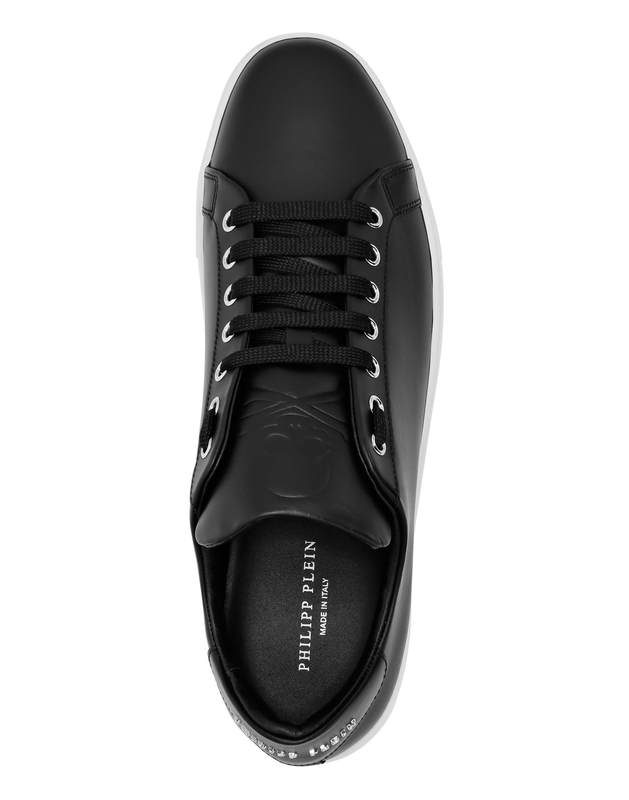 Leather Lo-Top Sneakers Skull and Plein | Philipp Plein Outlet