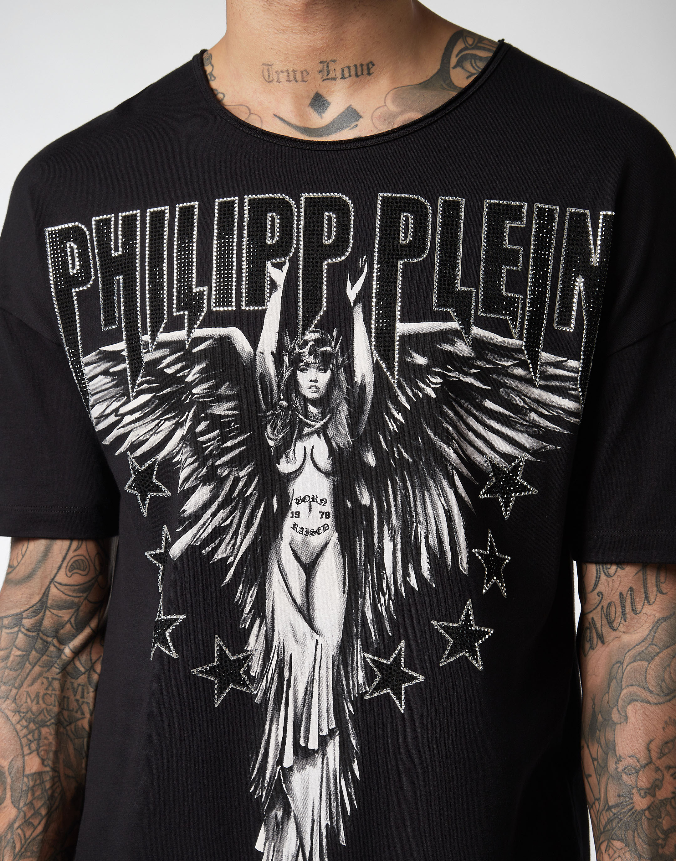 philipp plein angel t shirt