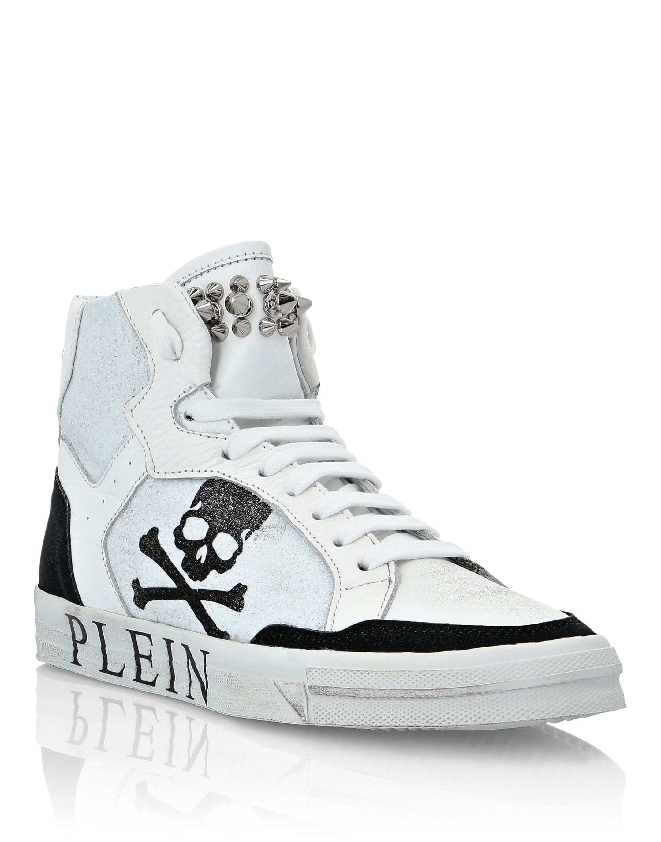 Shop PHILIPP PLEIN 2022-23FW Sneakers (USC0273 PLE010N 01) by Fashiontamers