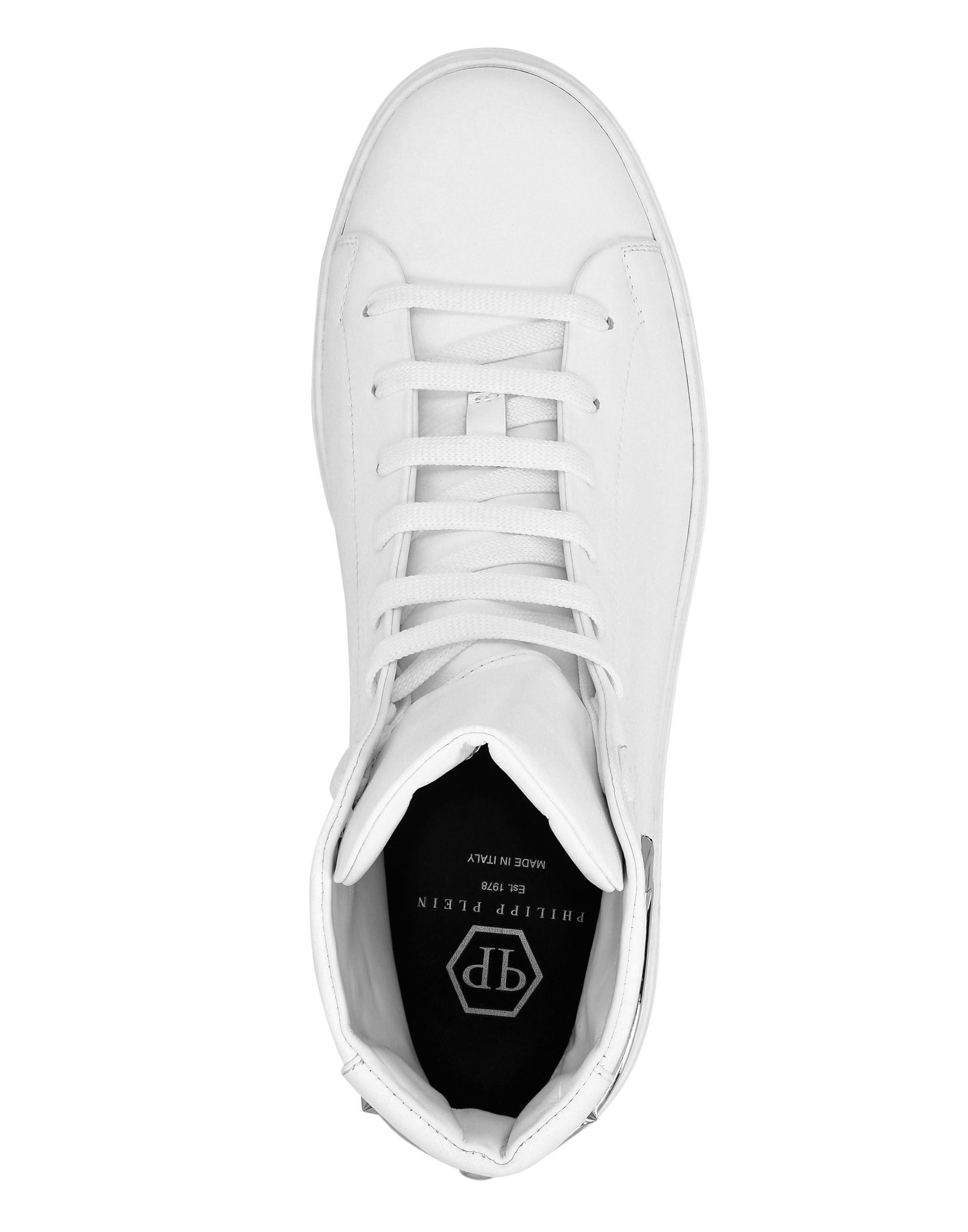 Normally Elevator efficacy Hi-Top Sneakers Hexagon Stars and skull | Philipp Plein Outlet