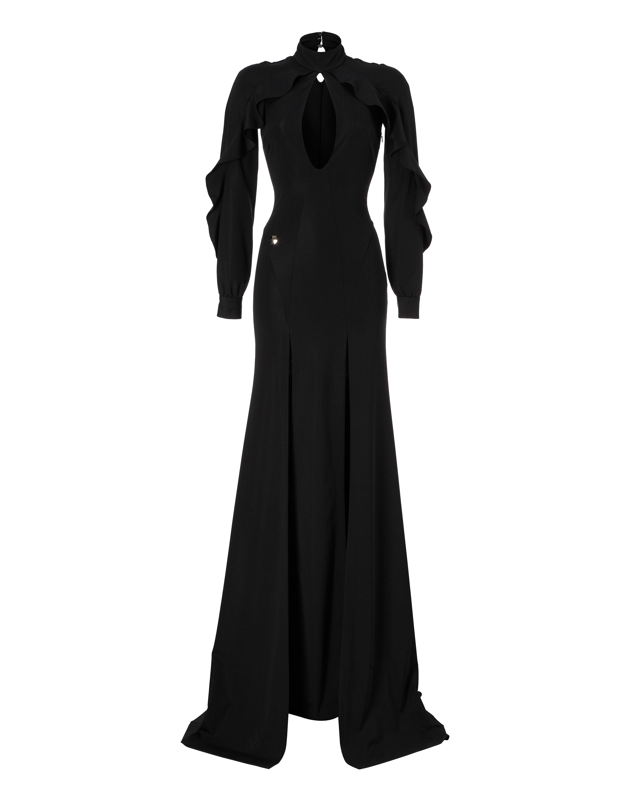 black medieval dress