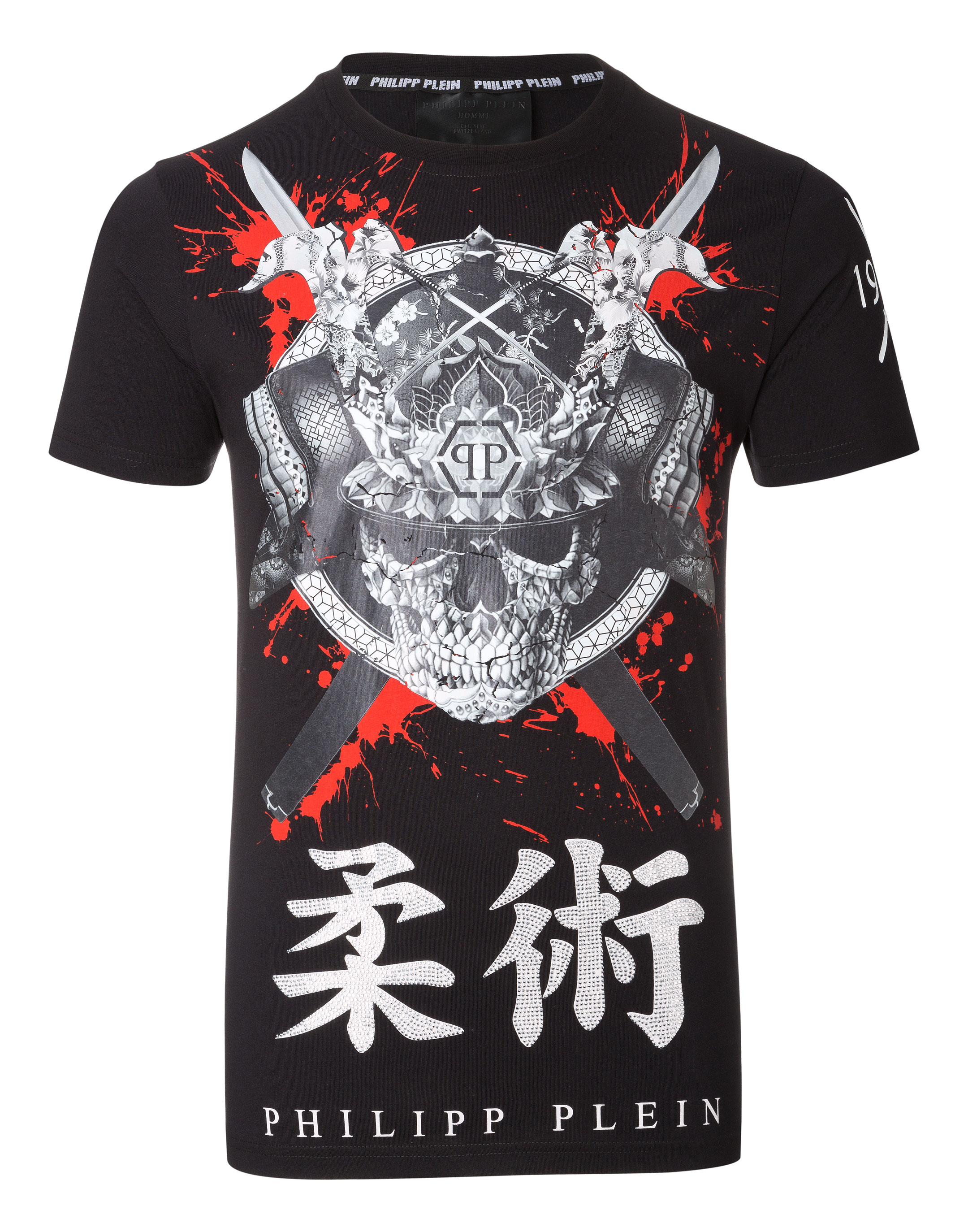 t shirt philipp plein teschio