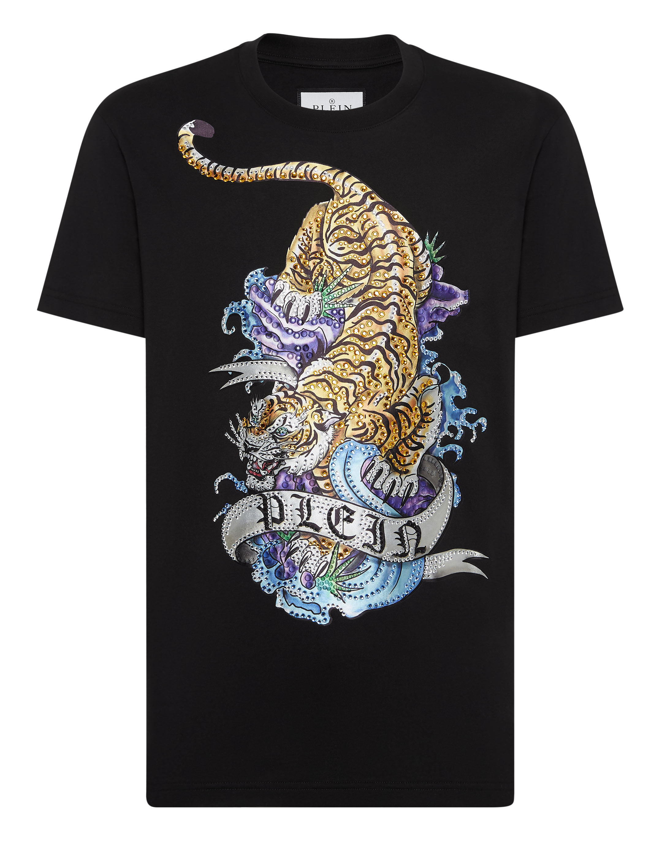 Tシャツ・カットソー PHILIPP PLEIN SAEC WTK3577 PJY002N07 Shirts T-shirt Round Neck SS Tattoo | Philipp Plein Outlet