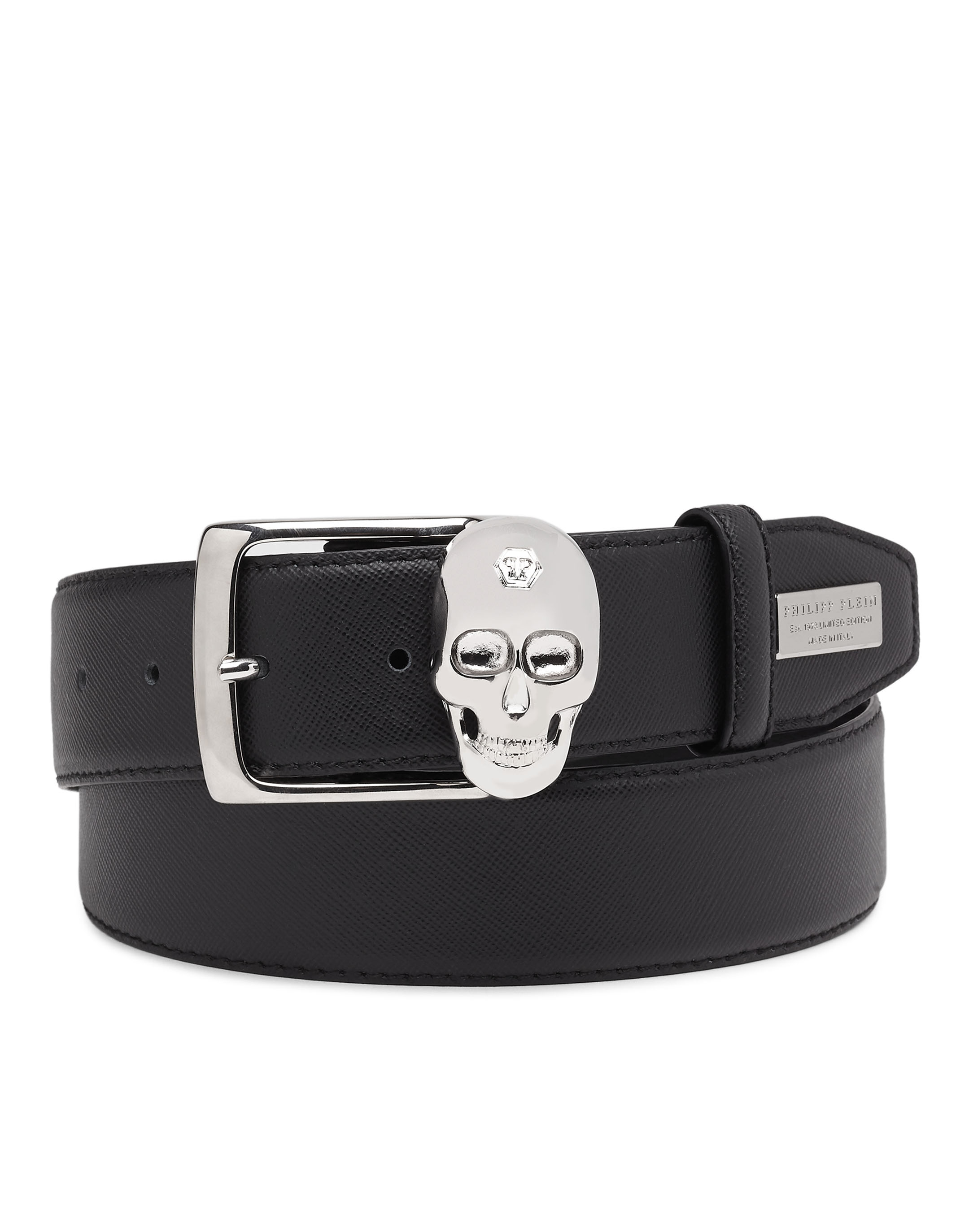 PHILIPP PLEIN Belt Cintura Pelle Skull Genuine Leather For Jeans Men Woman PHILIPP PLEIN Belt Cintura Pelle Skull Genuine Leather For Jeans Men Woman