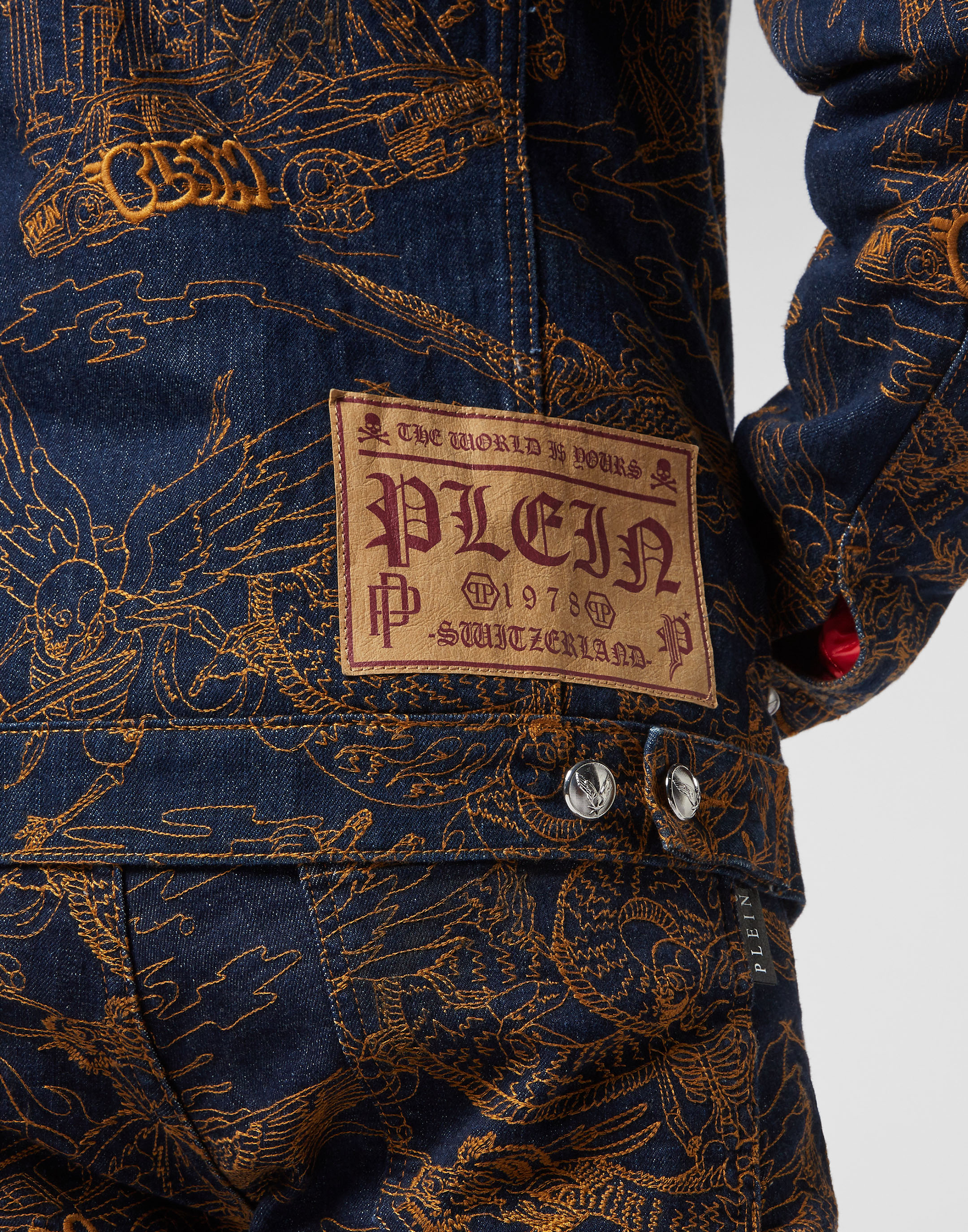 Supreme Jean jacket Louis Vuitton Denim, jacket, blue, textile, shoe png