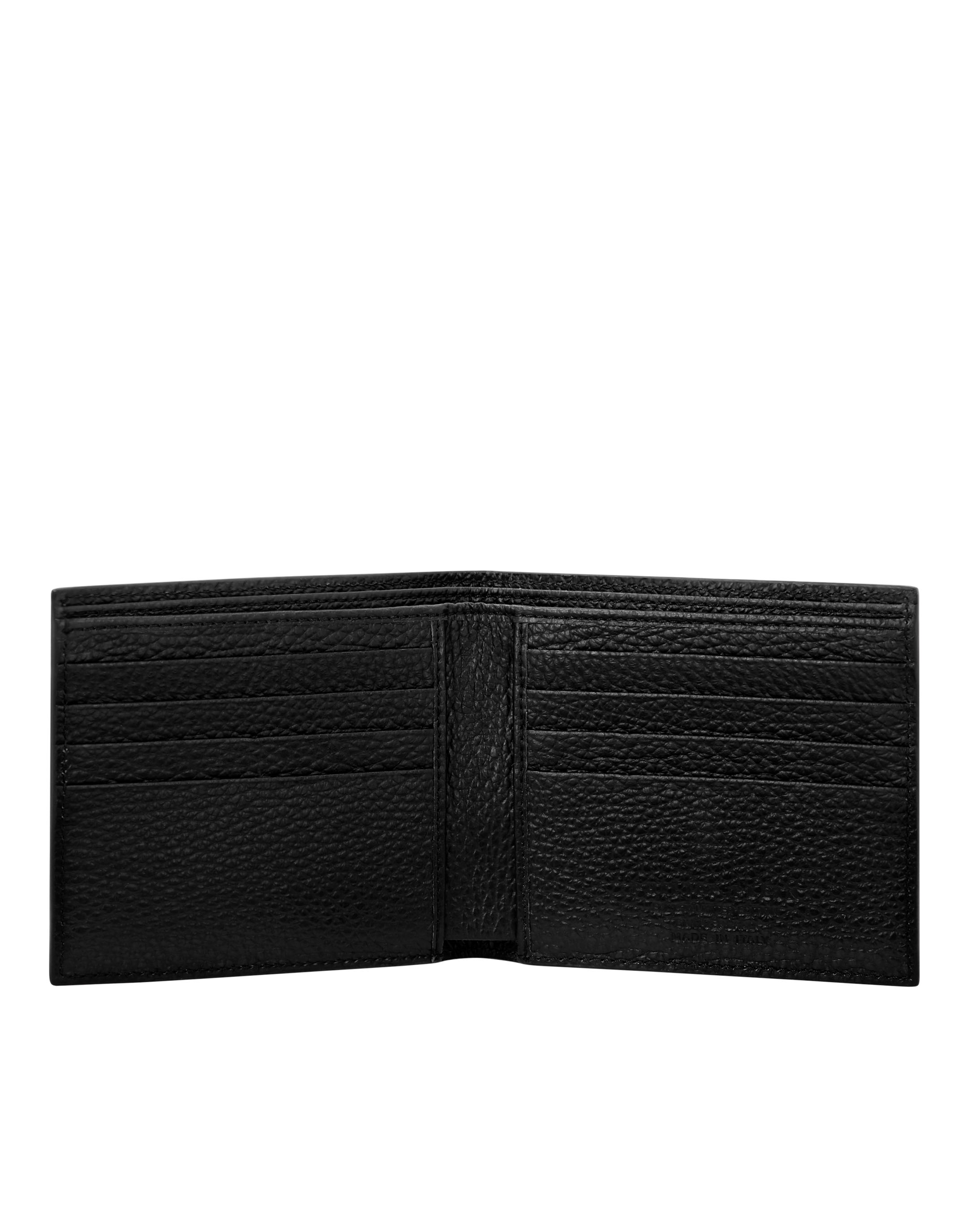 Leather French wallet Monogram