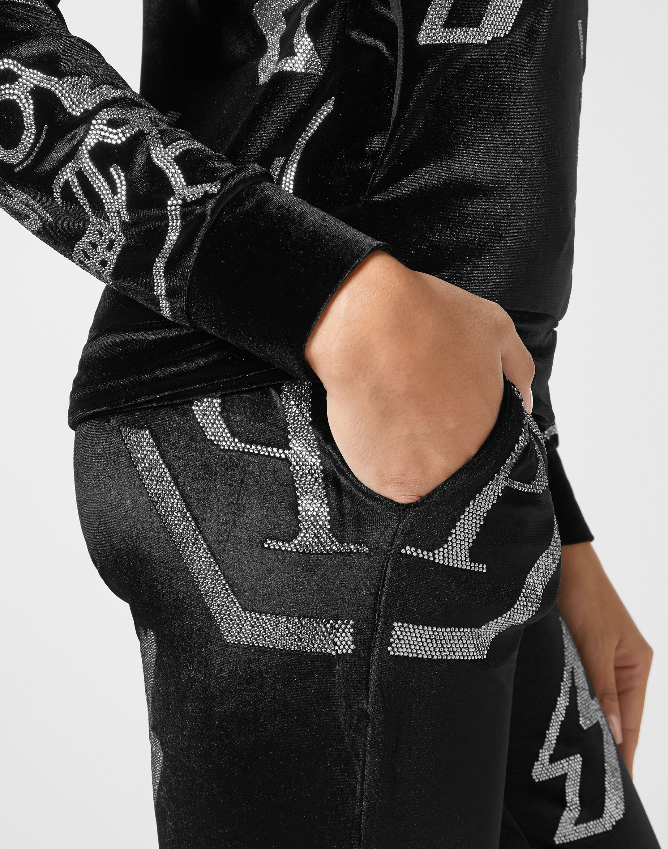 Sweatsuit Sweatshirt - Monogram Embroidered – BLACK PAPER STREETWEAR