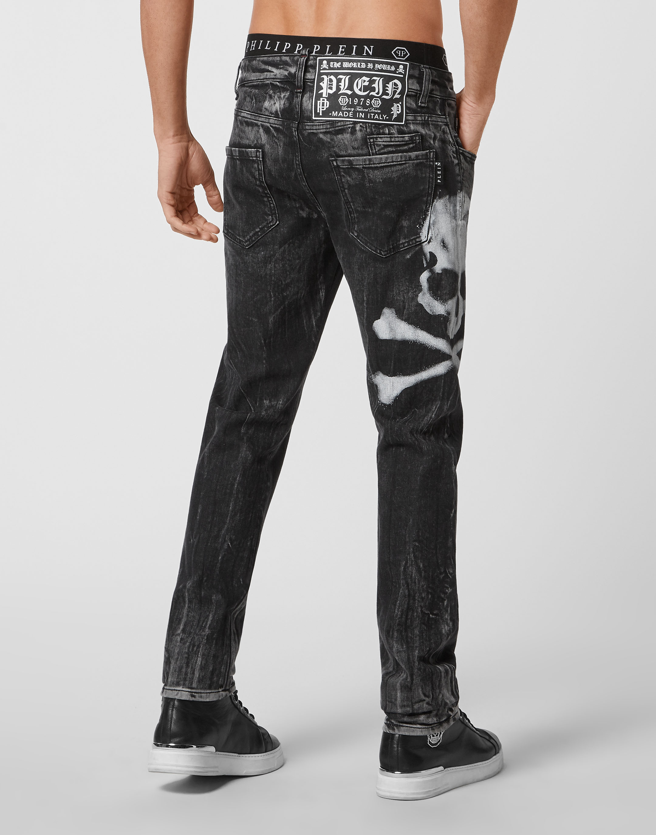 Denim Trousers Super Straight Cut Skull | Philipp Plein Outlet