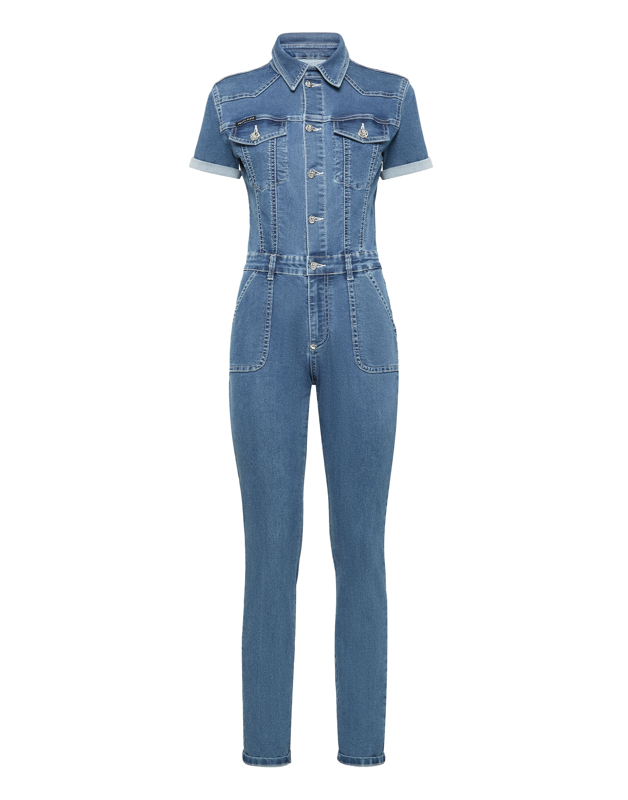 Denim Jumpsuit Iconic Plein