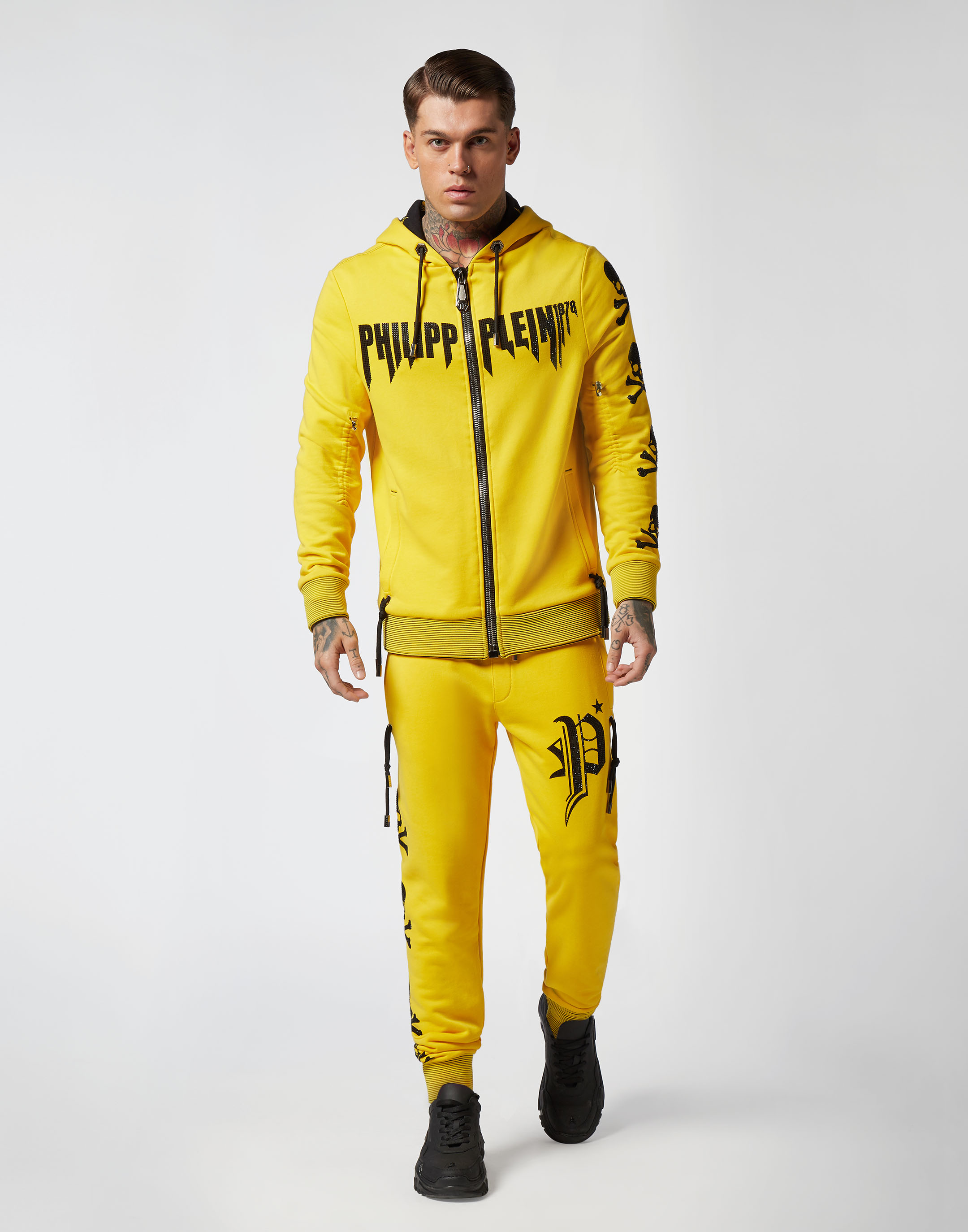philipp plein yellow hoodie