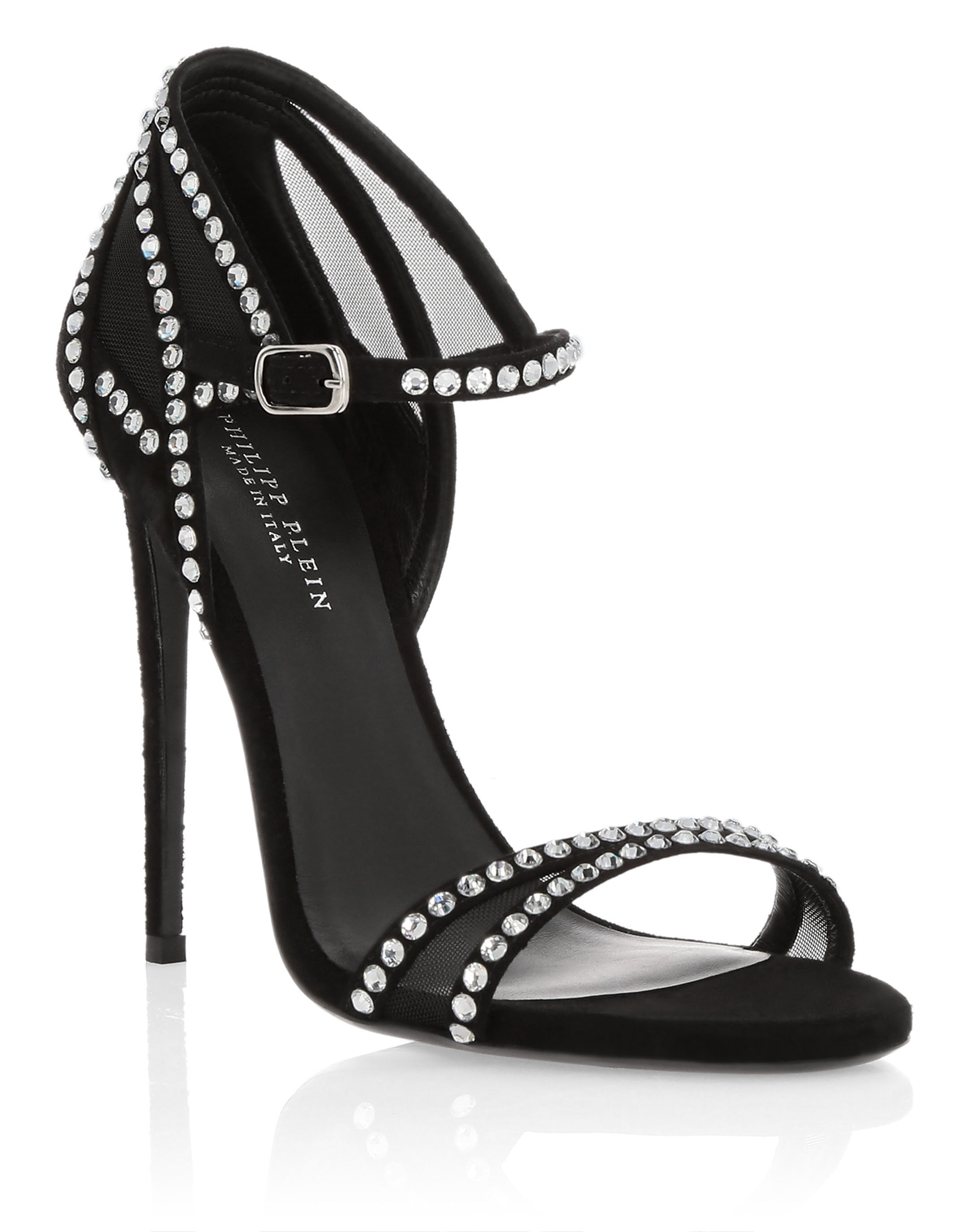 Black Mesh Rhinestone Pointed Toe Stiletto Women′ S High Heels - China Red  Bottom and Fashion High Heels price | Made-in-China.com