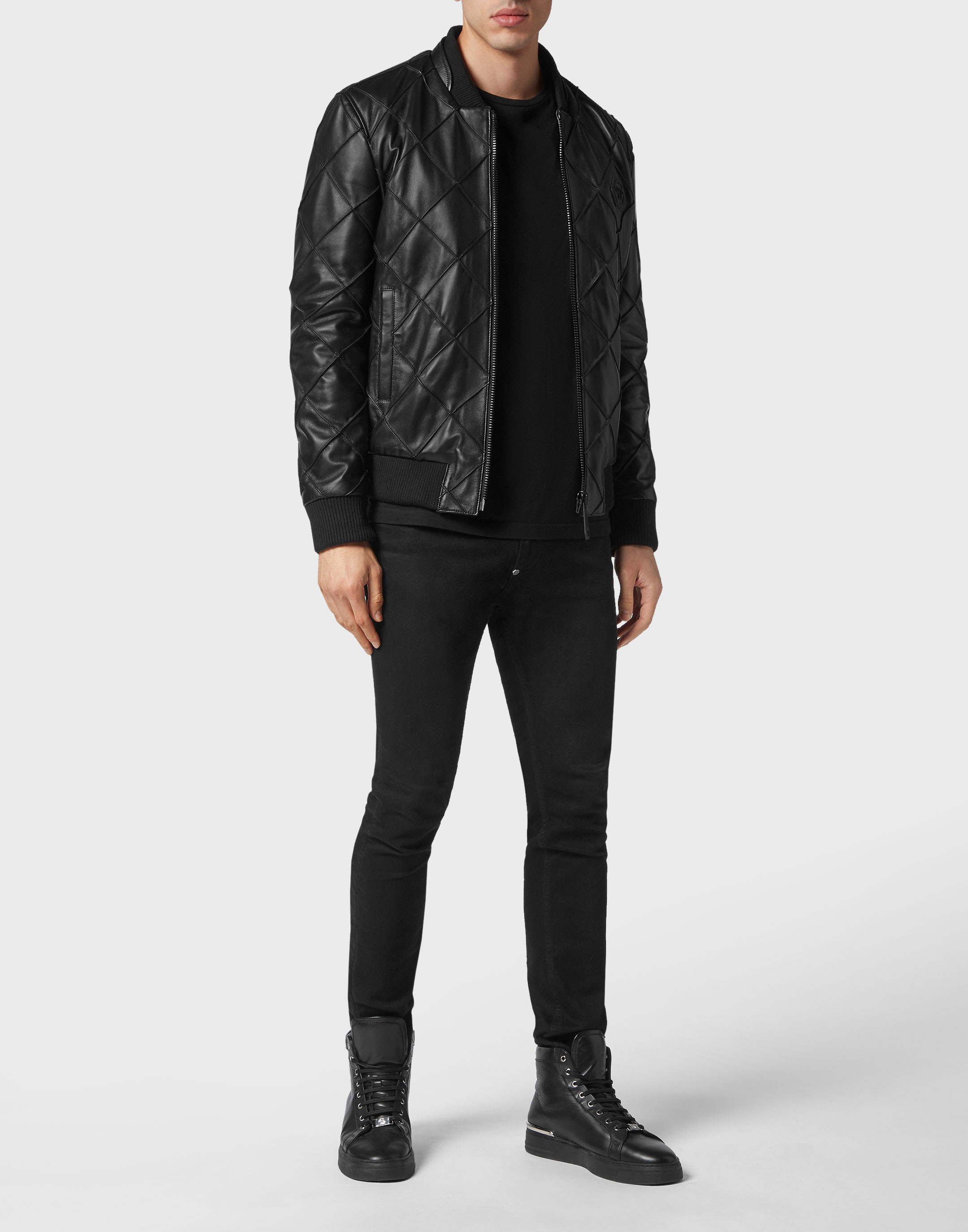 Leather Bomber Statement | Philipp Plein Outlet