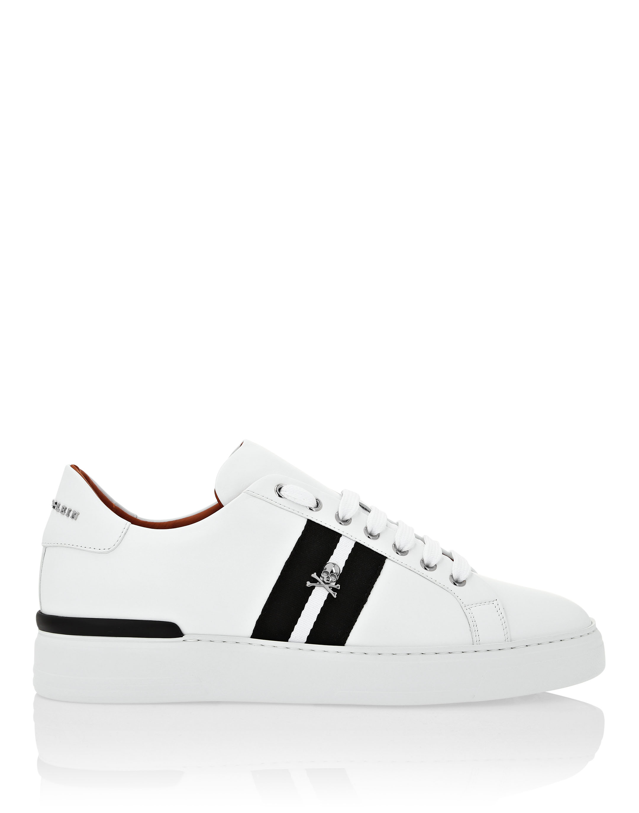 Logo Stripe Leather Sneaker