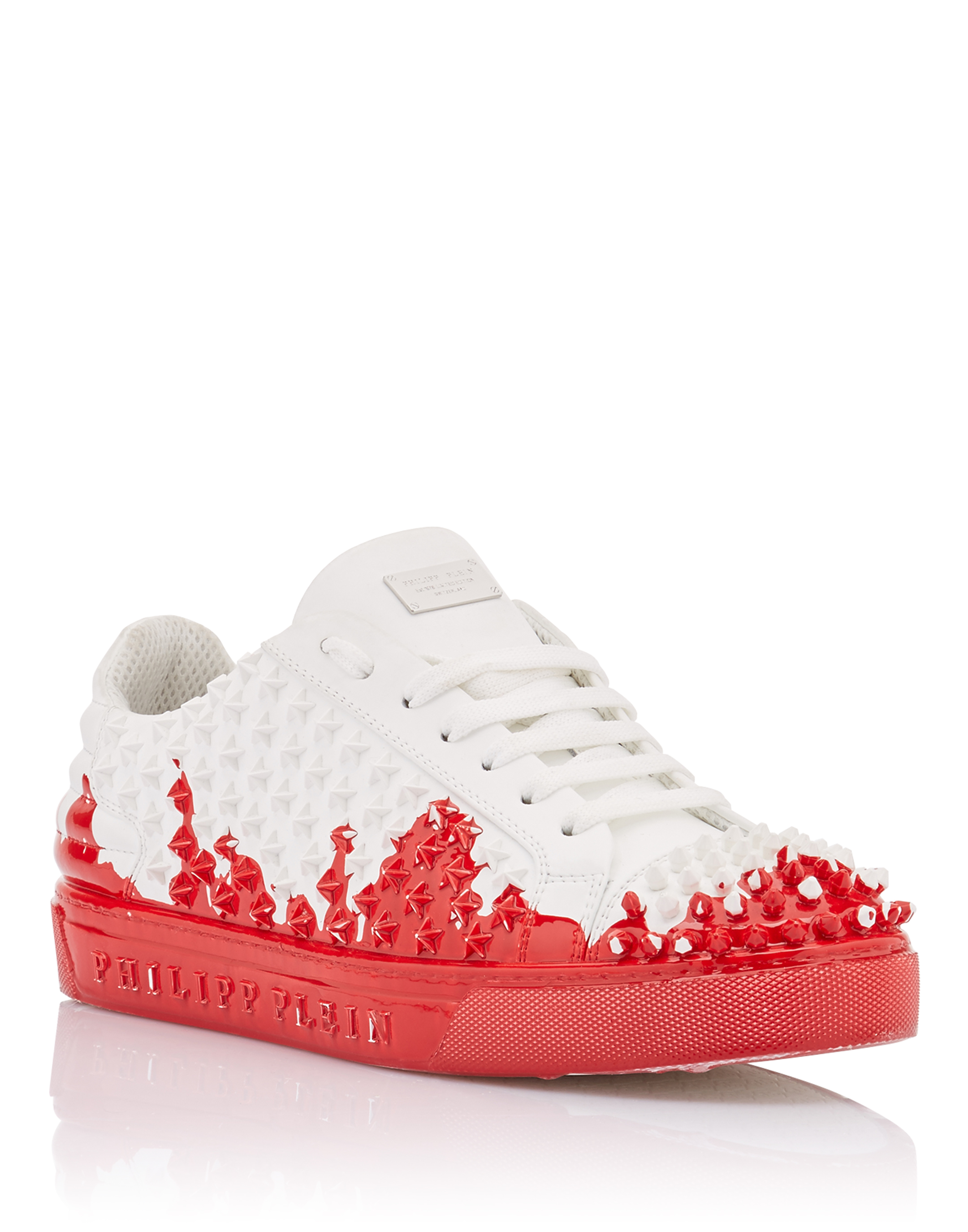 philipp plein red sneakers