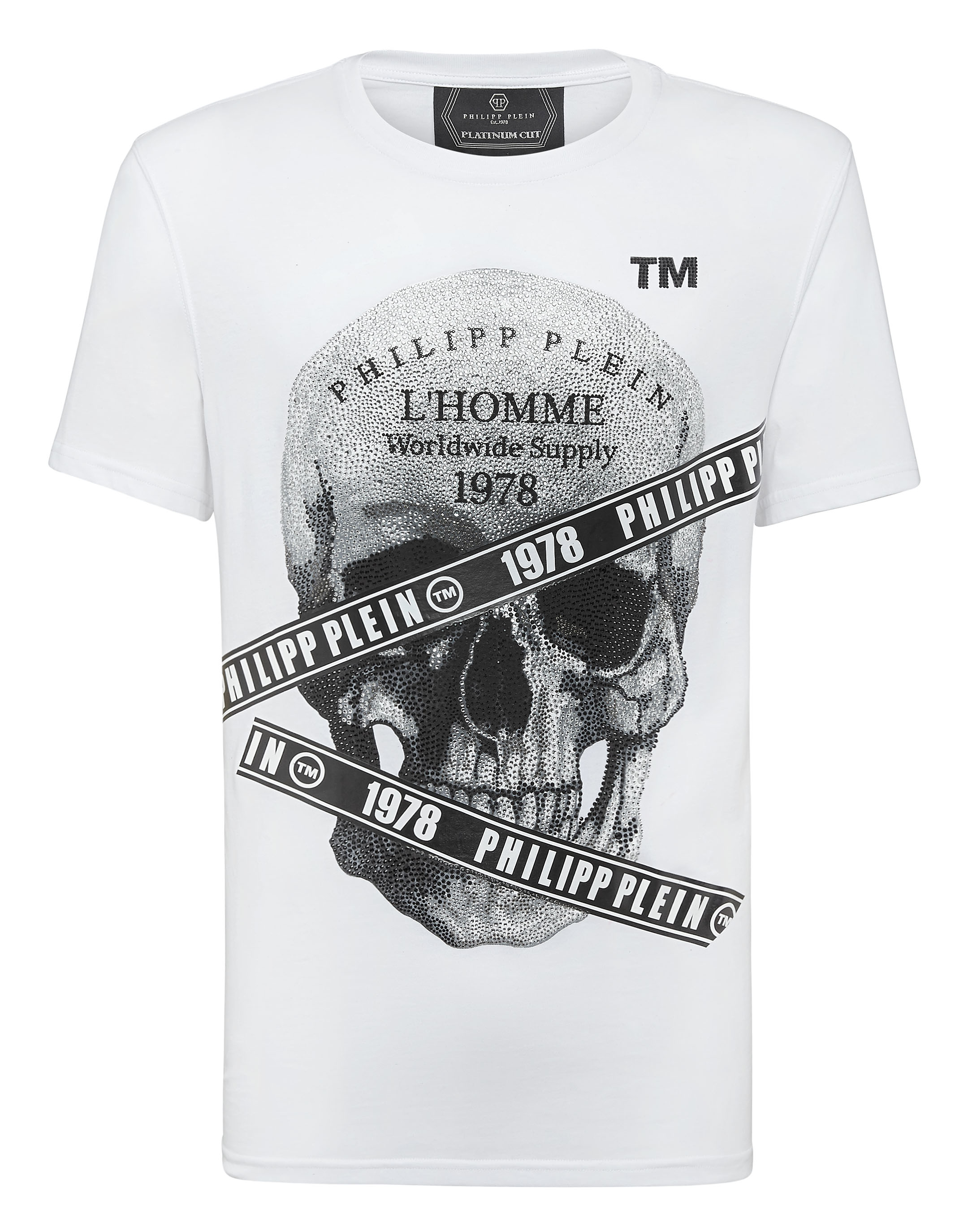 T-shirt Platinum Cut Round Neck Philipp 