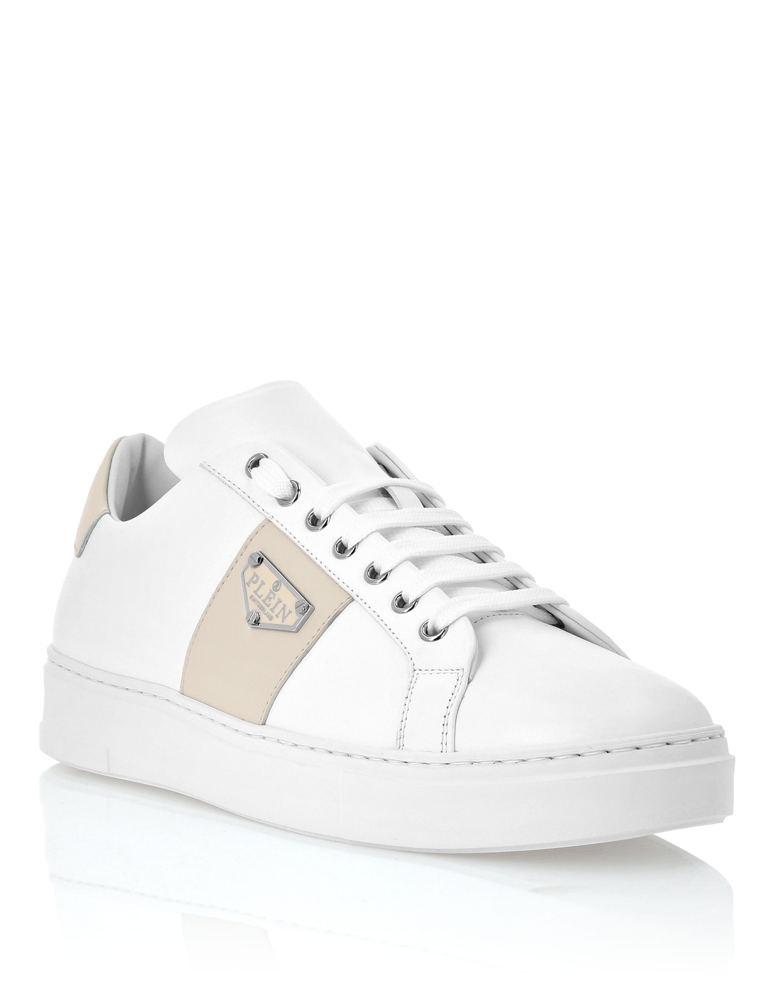 スニーカー PHILIPP PLEIN Men Sneakers White UADSUSC0703PLE075N 0114 Lo-Top Sneakers Triangle Plein | Philipp Plein Outlet