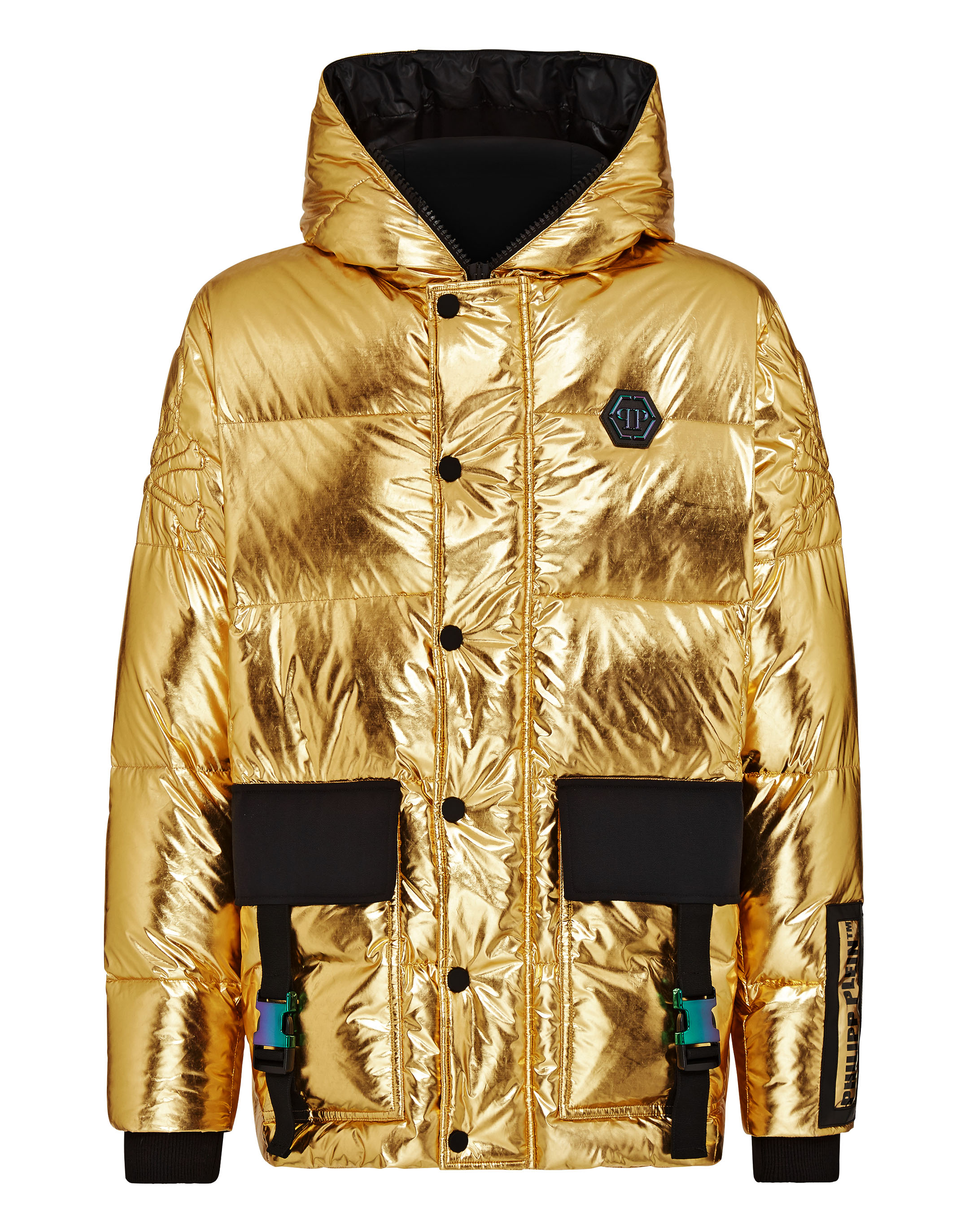 accessoires was Prelude Nylon Jacket Gold | Philipp Plein Outlet