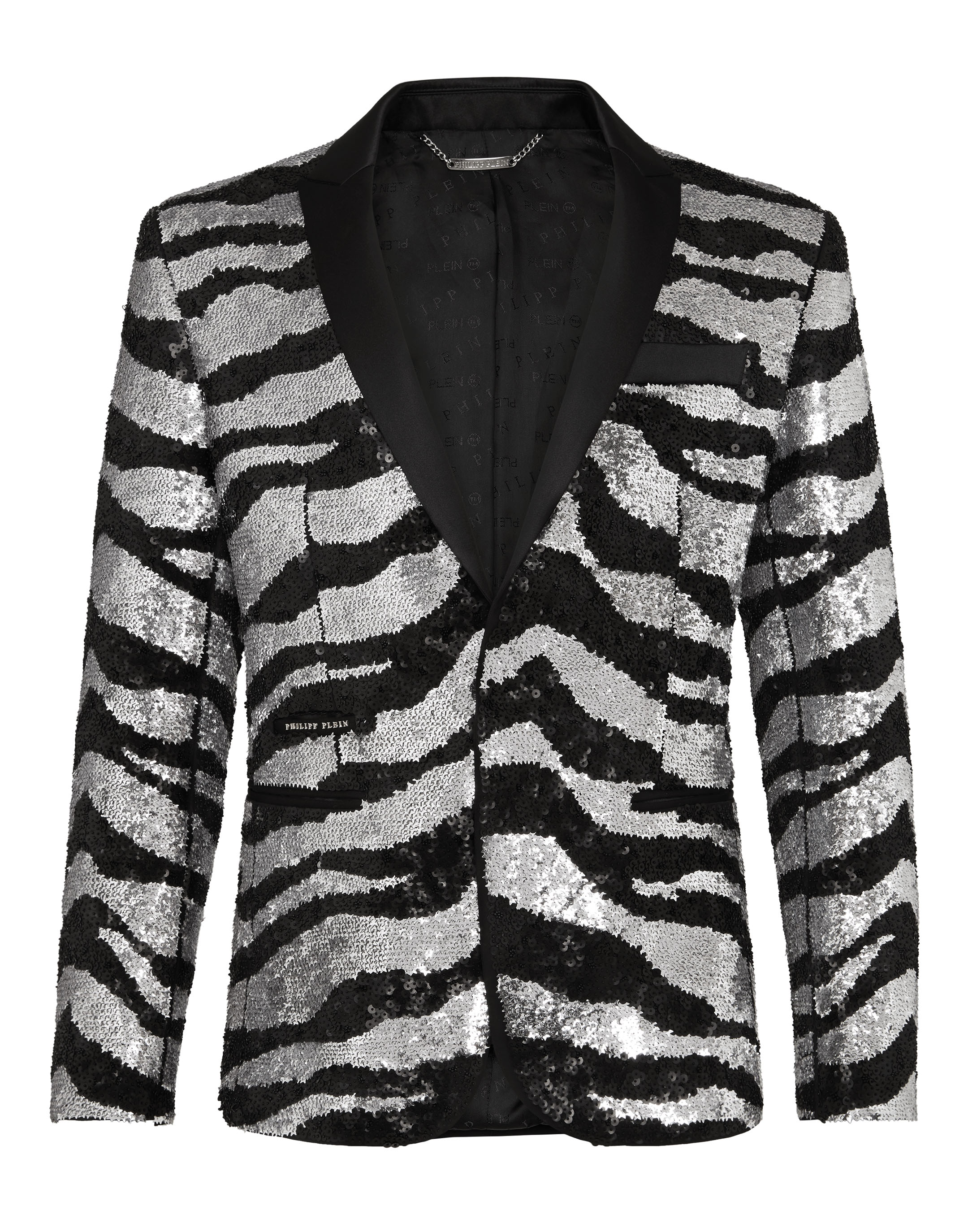 Philipp Plein leopard-print blazer - Brown