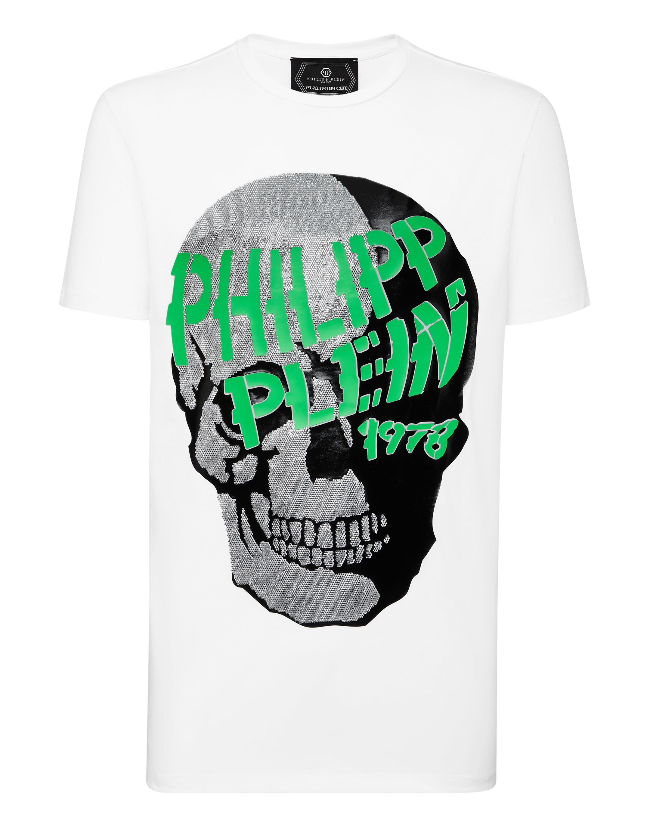 partij indruk Rechtdoor T-shirt Round Neck SS Skull and Plein | Philipp Plein Outlet