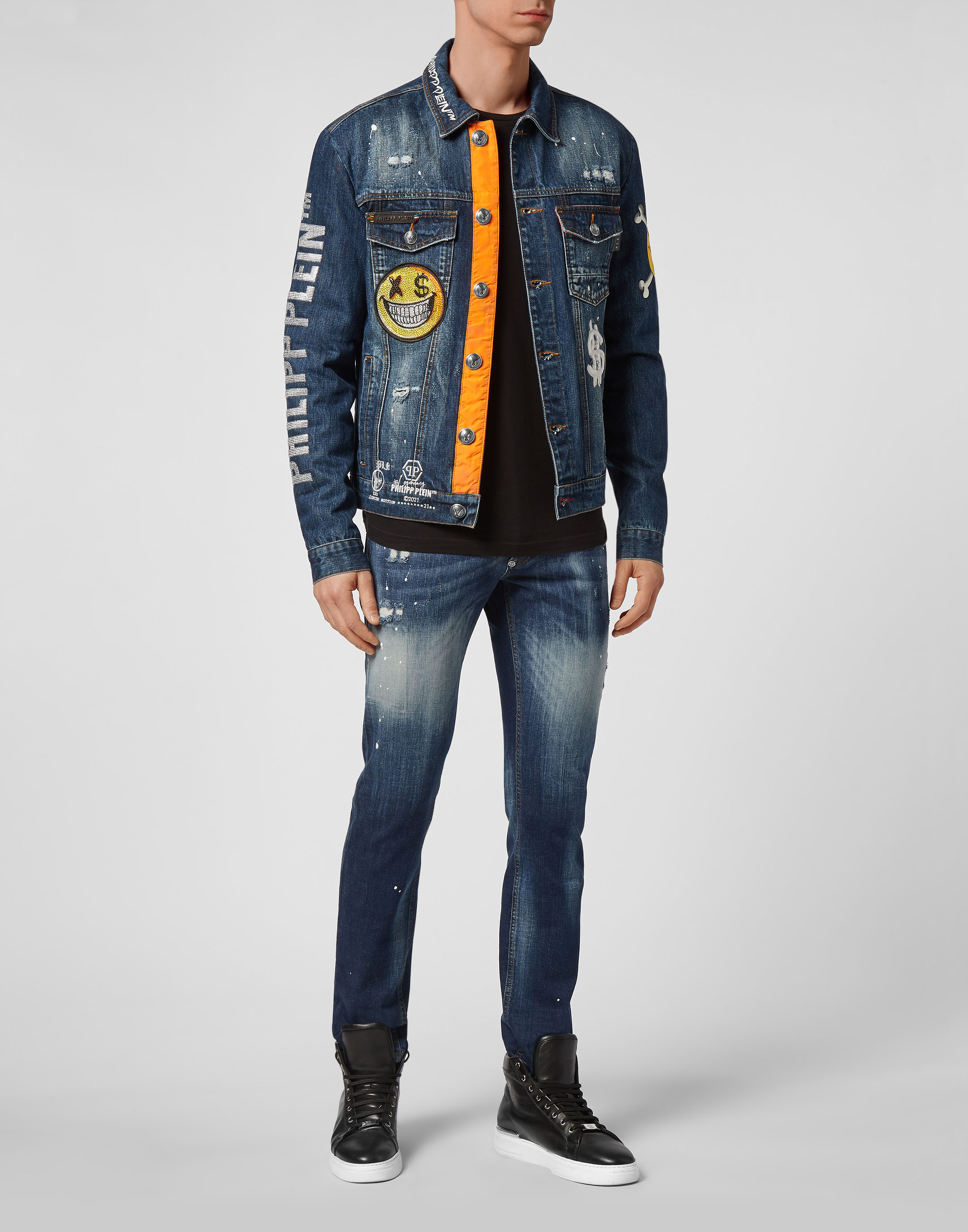 Denim Jacket Smile | Philipp Plein Outlet