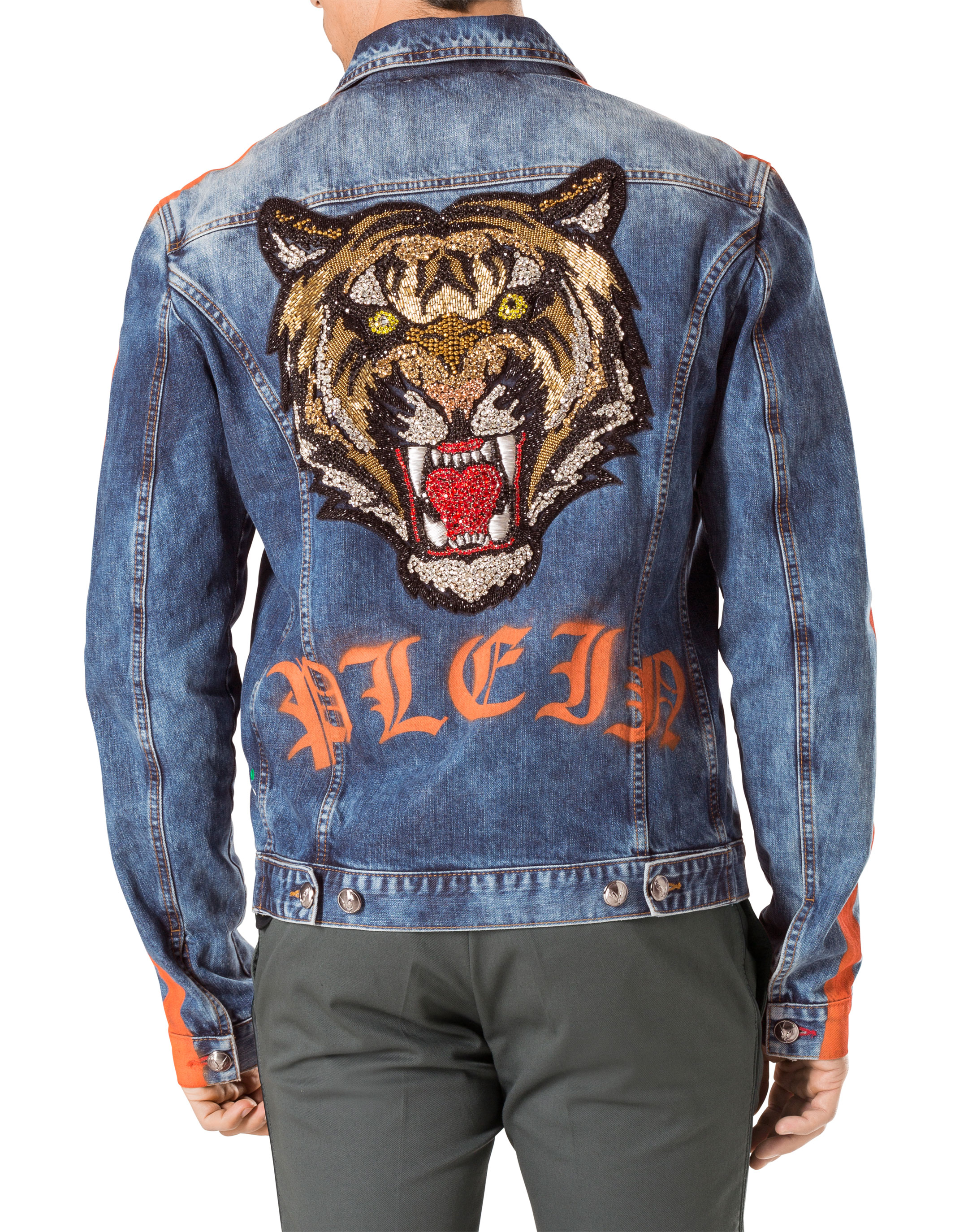 philipp plein jean jacket