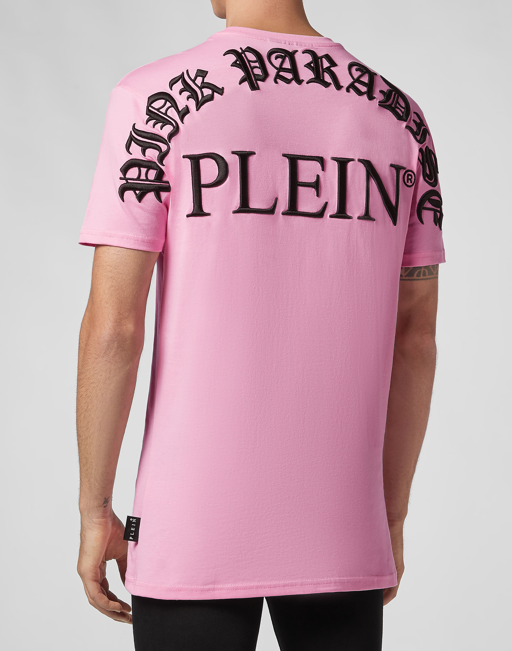 T-shirt Round Neck SS Pink paradise | Philipp Plein Outlet | T-Shirts