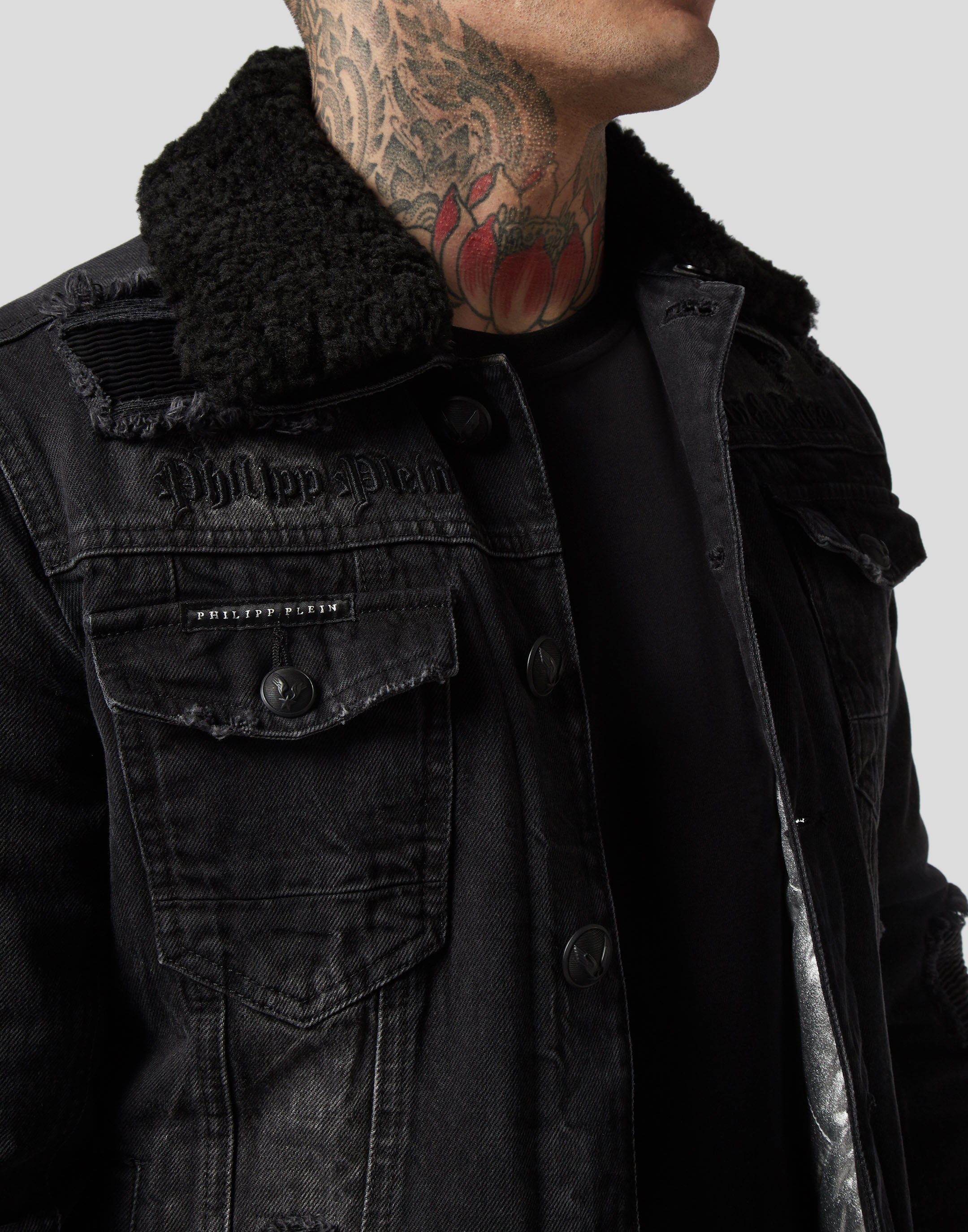 Denim Jacket Rock Pp Philipp Plein Outlet