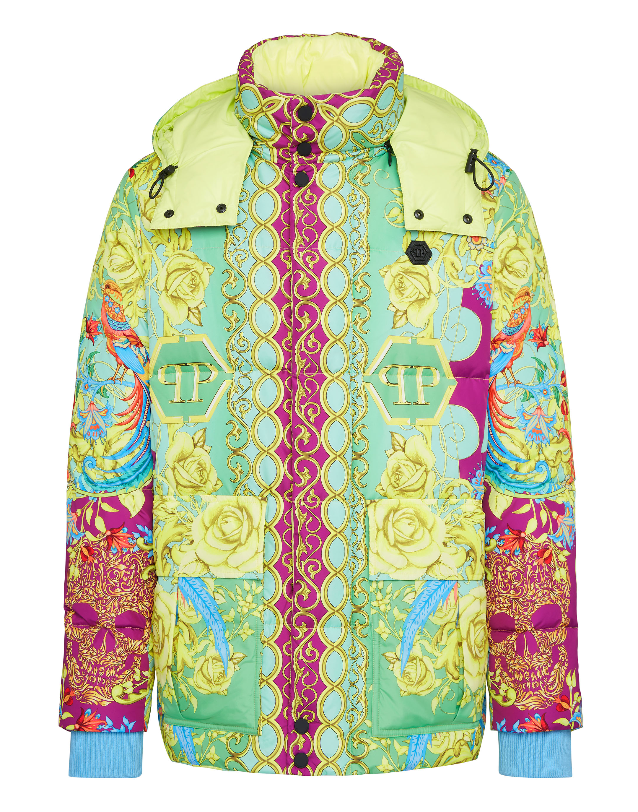 Nylon Jacket print New Baroque | Philipp Plein Outlet