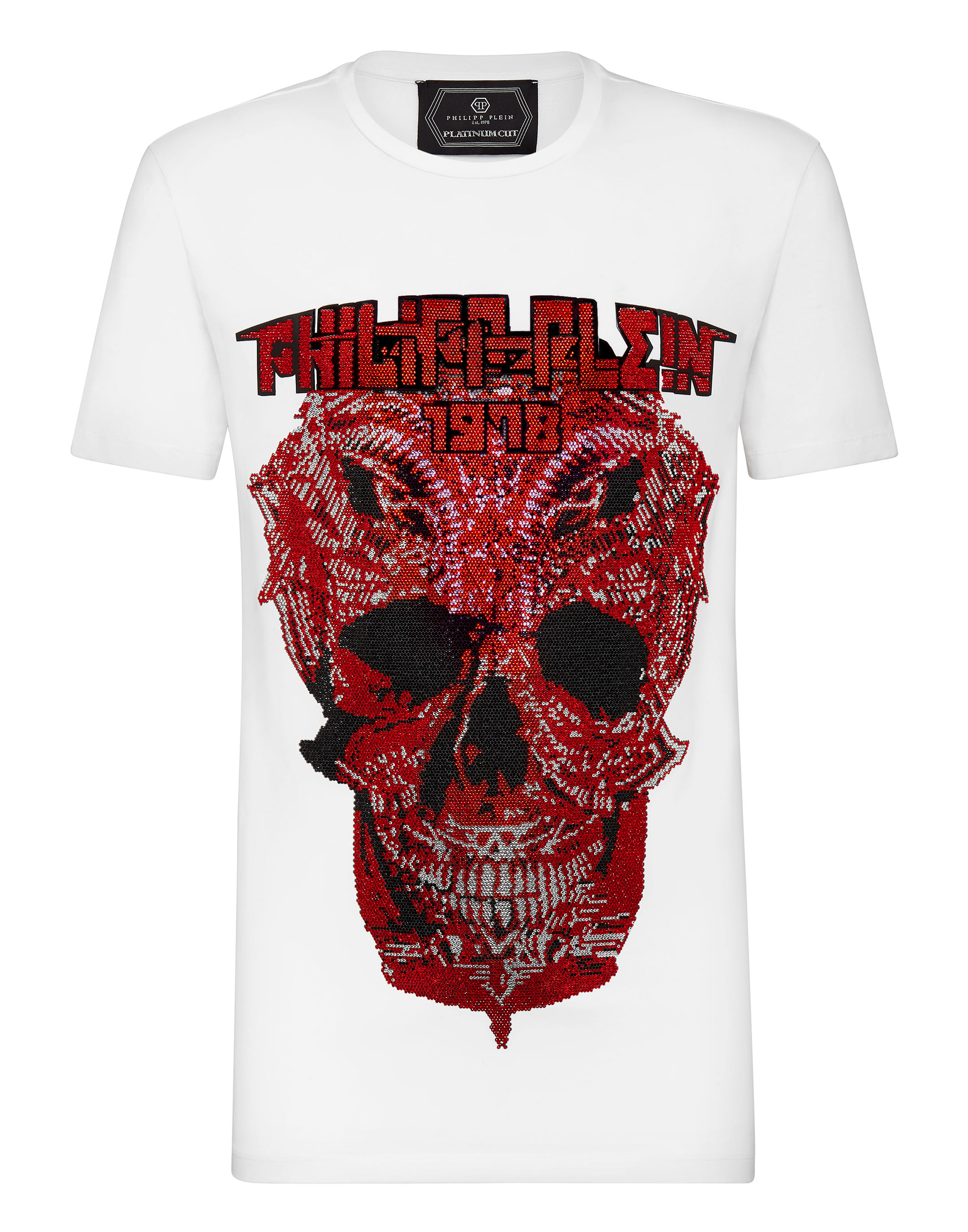 Uitlijnen lus Ligatie T-shirt Round Neck SS Skull and Plein | Philipp Plein Outlet