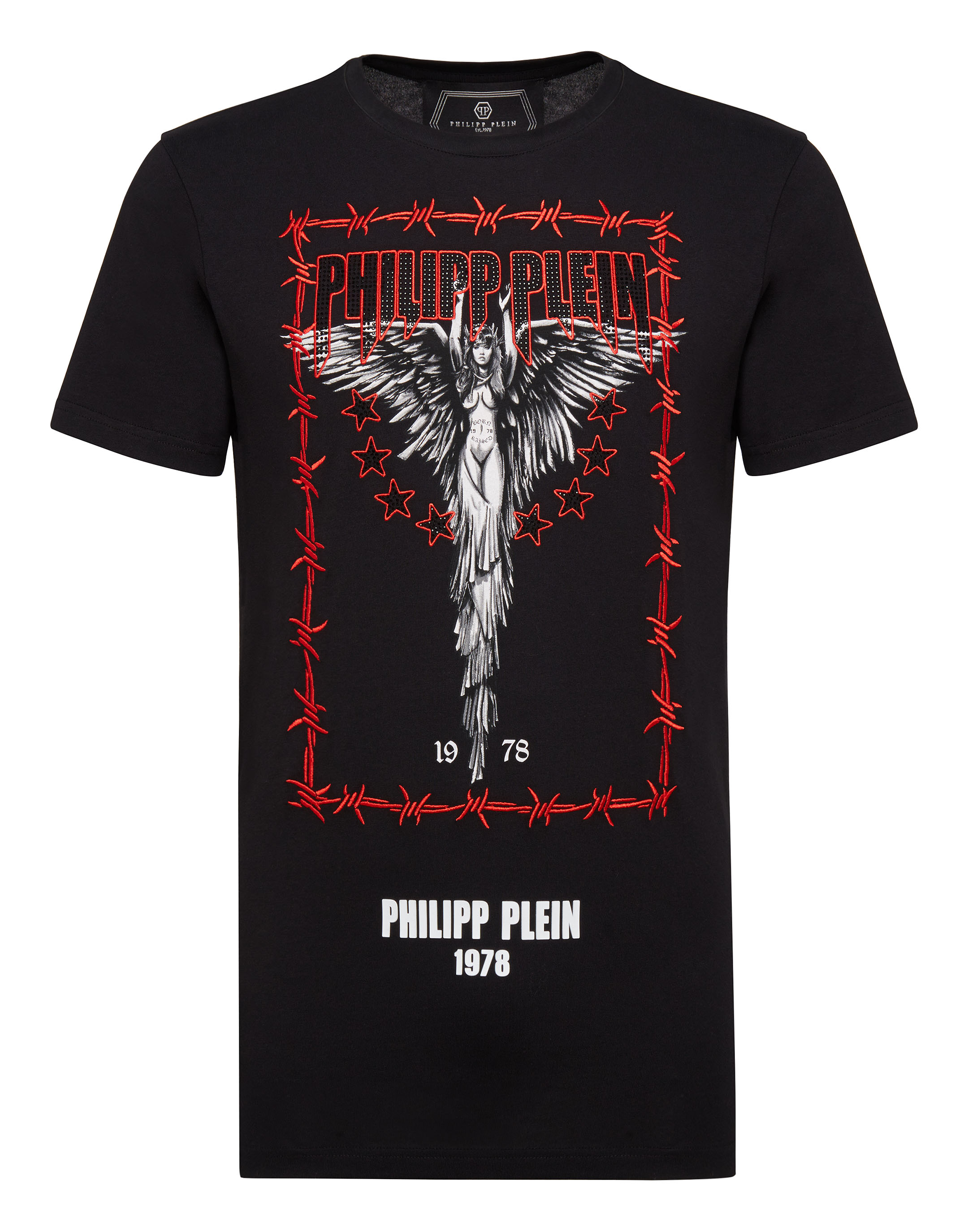 T-shirt Platinum Cut Round Neck Angel 