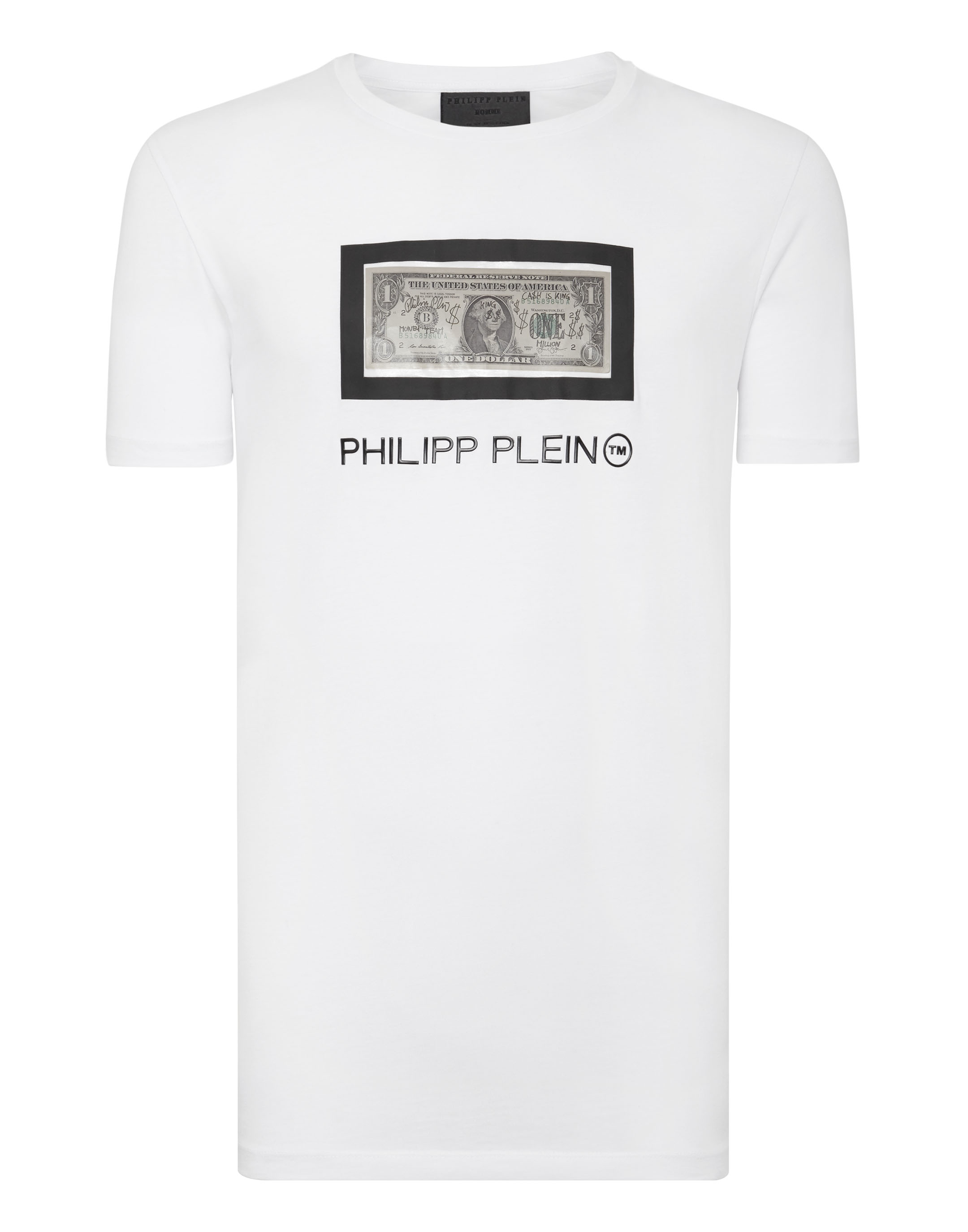T-shirt Platinum Cut Round Neck Dollar 