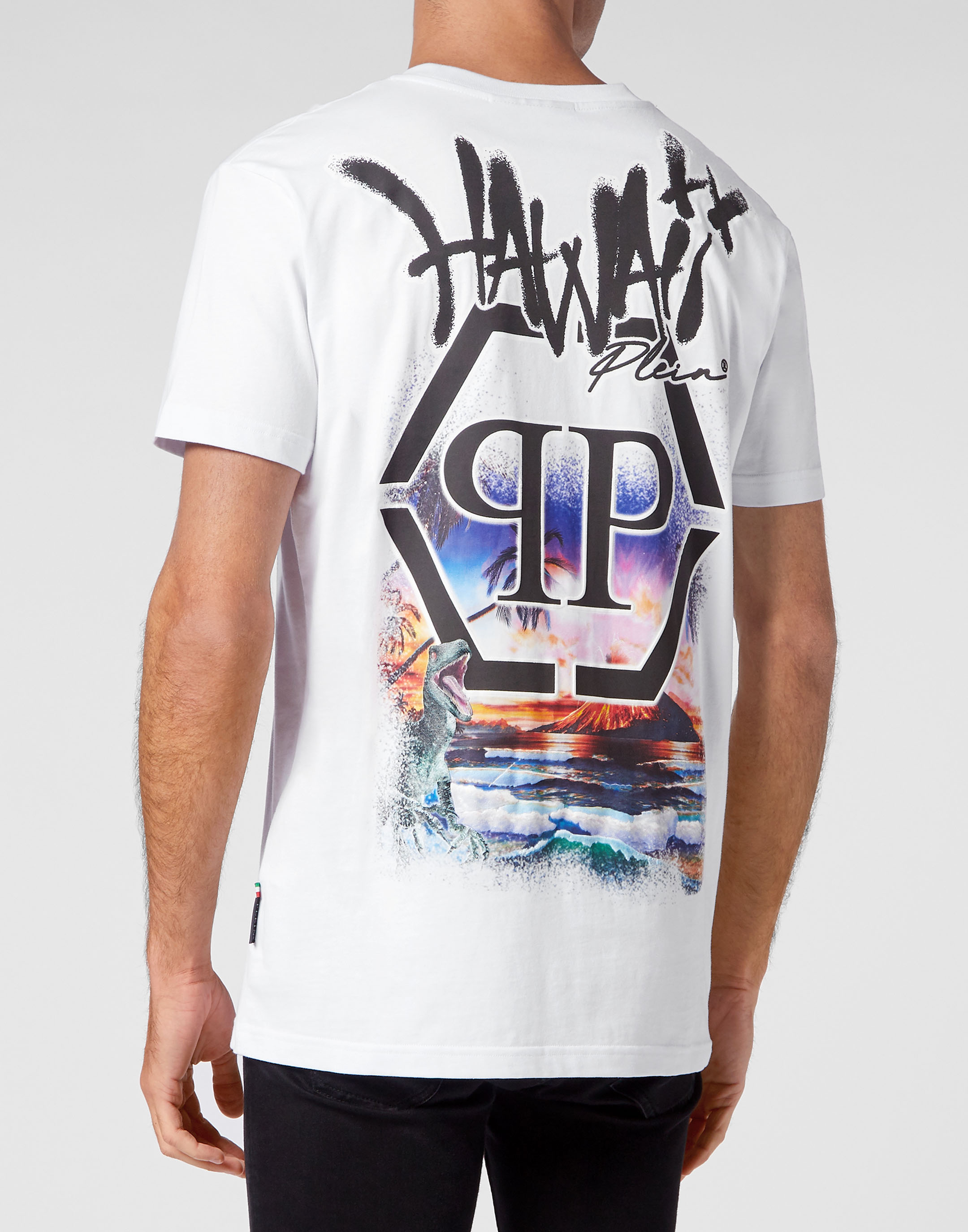 T-shirt Round Neck SS Hawaii | Philipp Plein Outlet