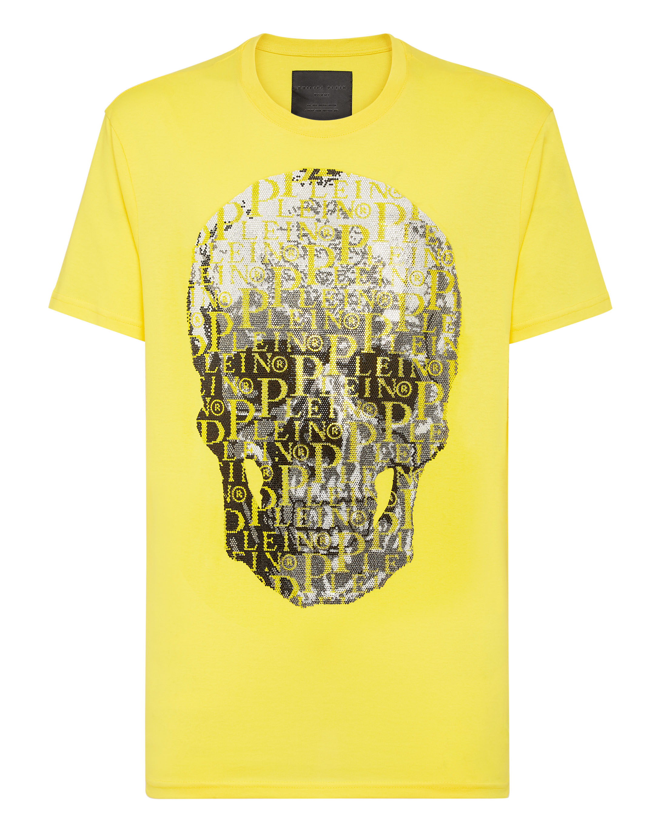 uld rotation Sprout T-shirt Round Neck SS Skull and Plein with Crystals | Philipp Plein Outlet