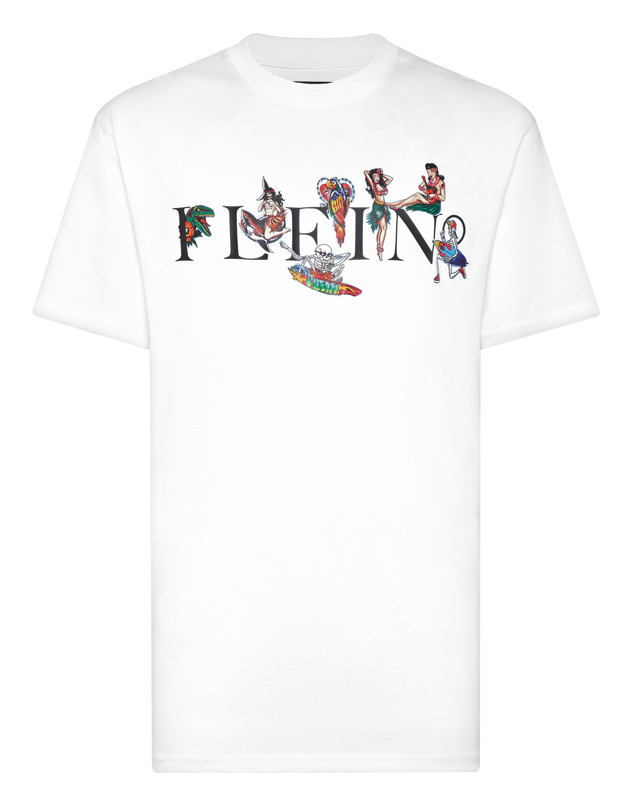 T-shirt Neck Plein Philipp SS Hawaii | Outlet Round
