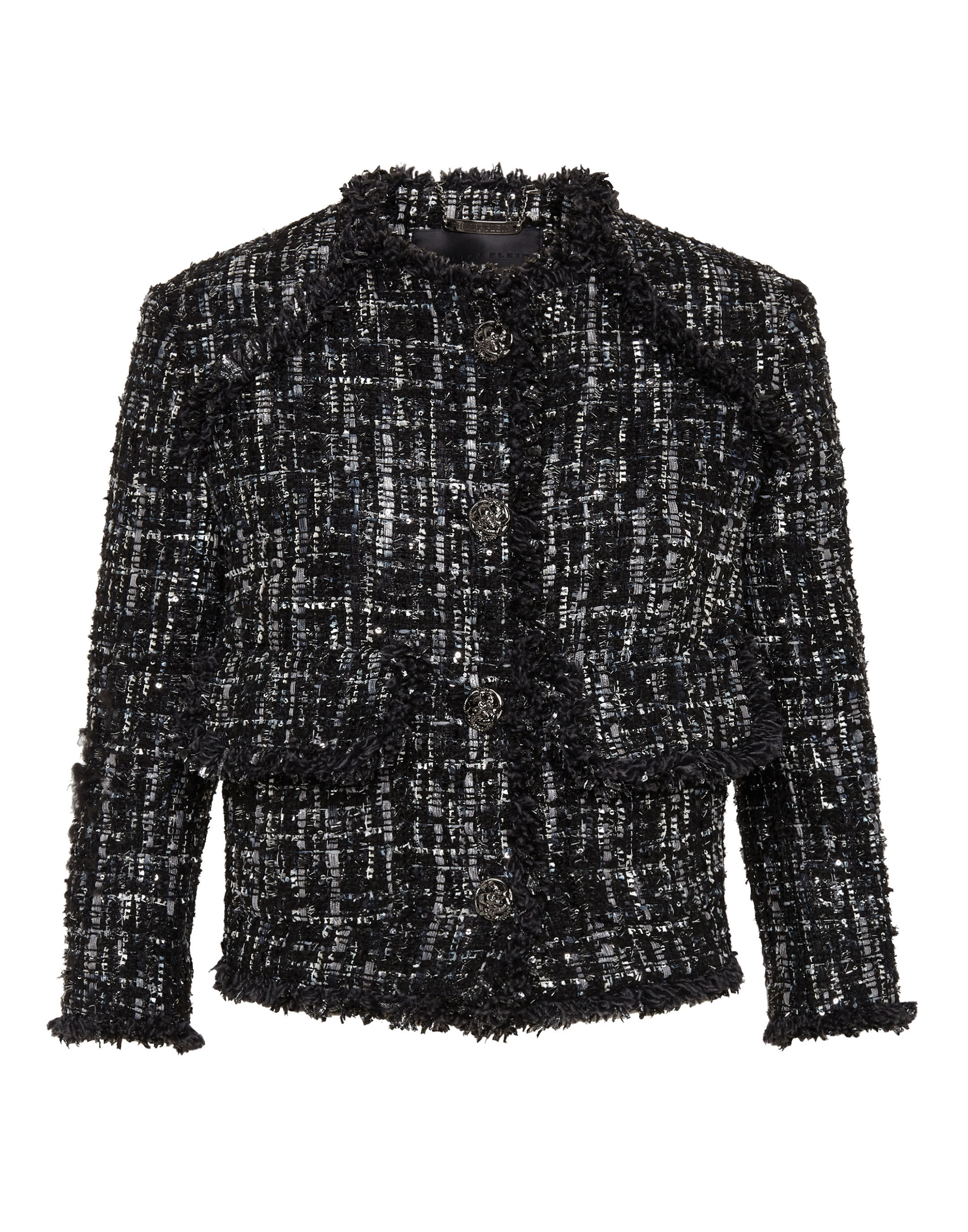 Bouclé Jacket Embroidery | Philipp Plein Outlet