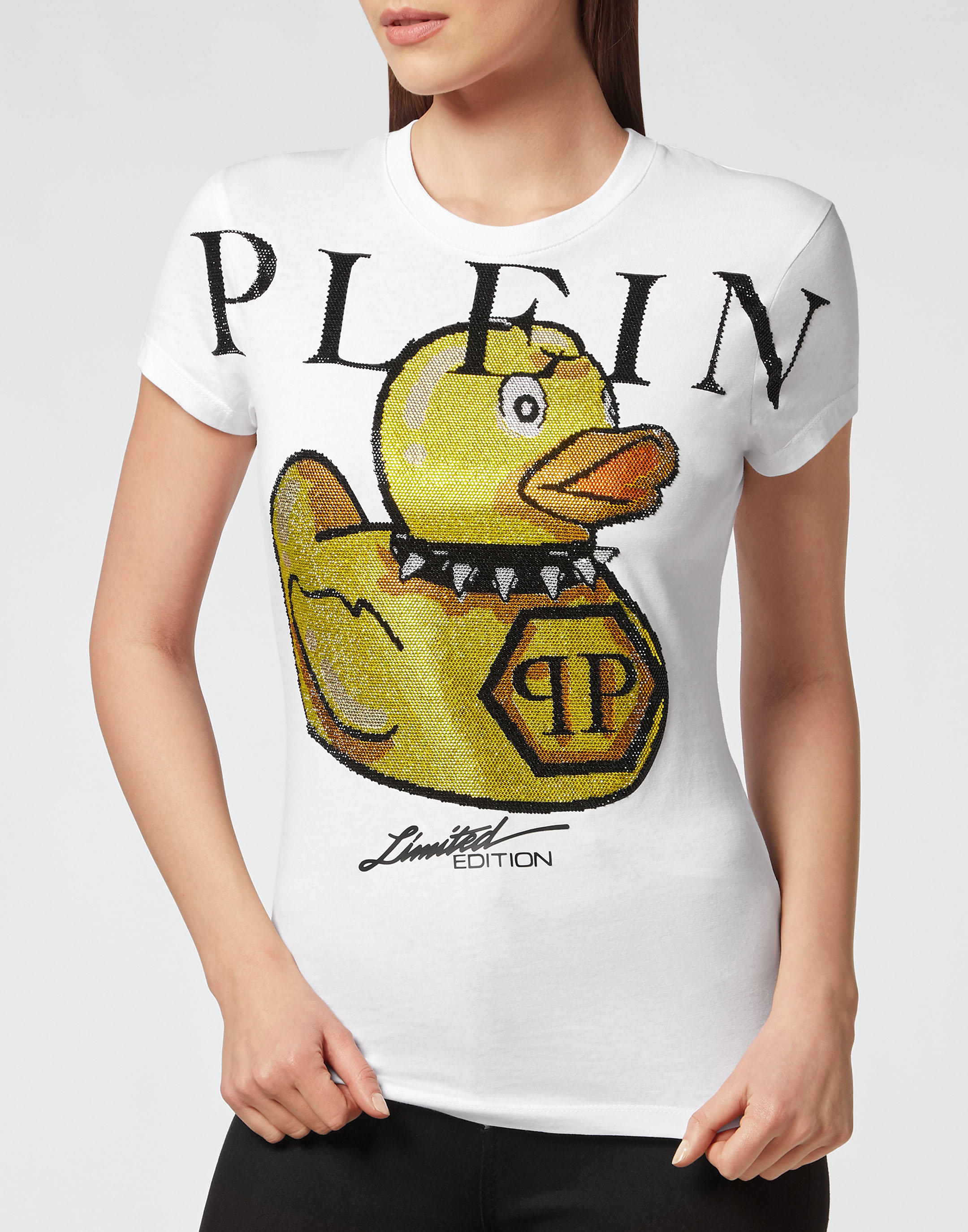 Philipp Plein Women's Duck Round-Neck T-Shirt