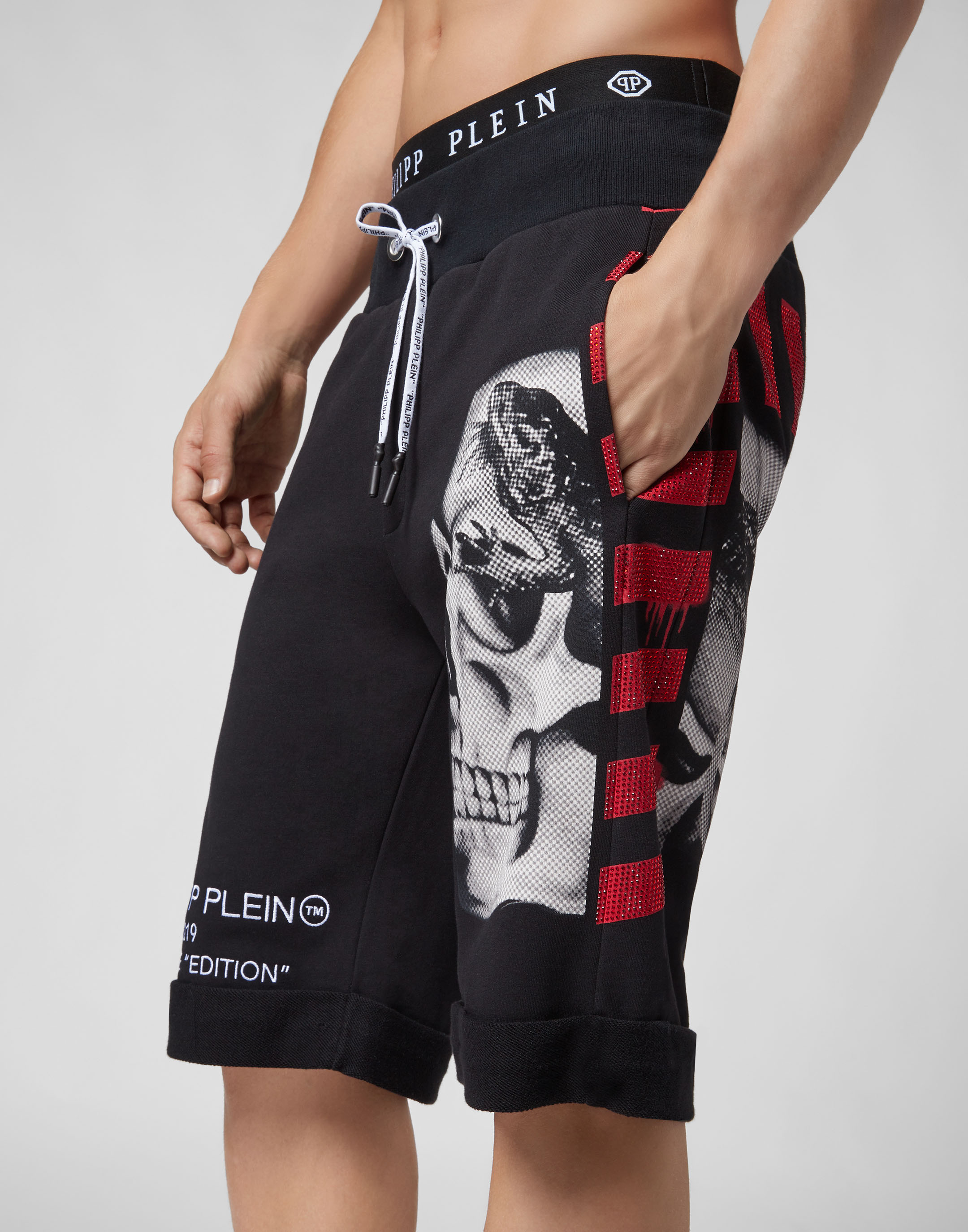 recorder anders Bot Jogging Shorts Skull | Philipp Plein Outlet