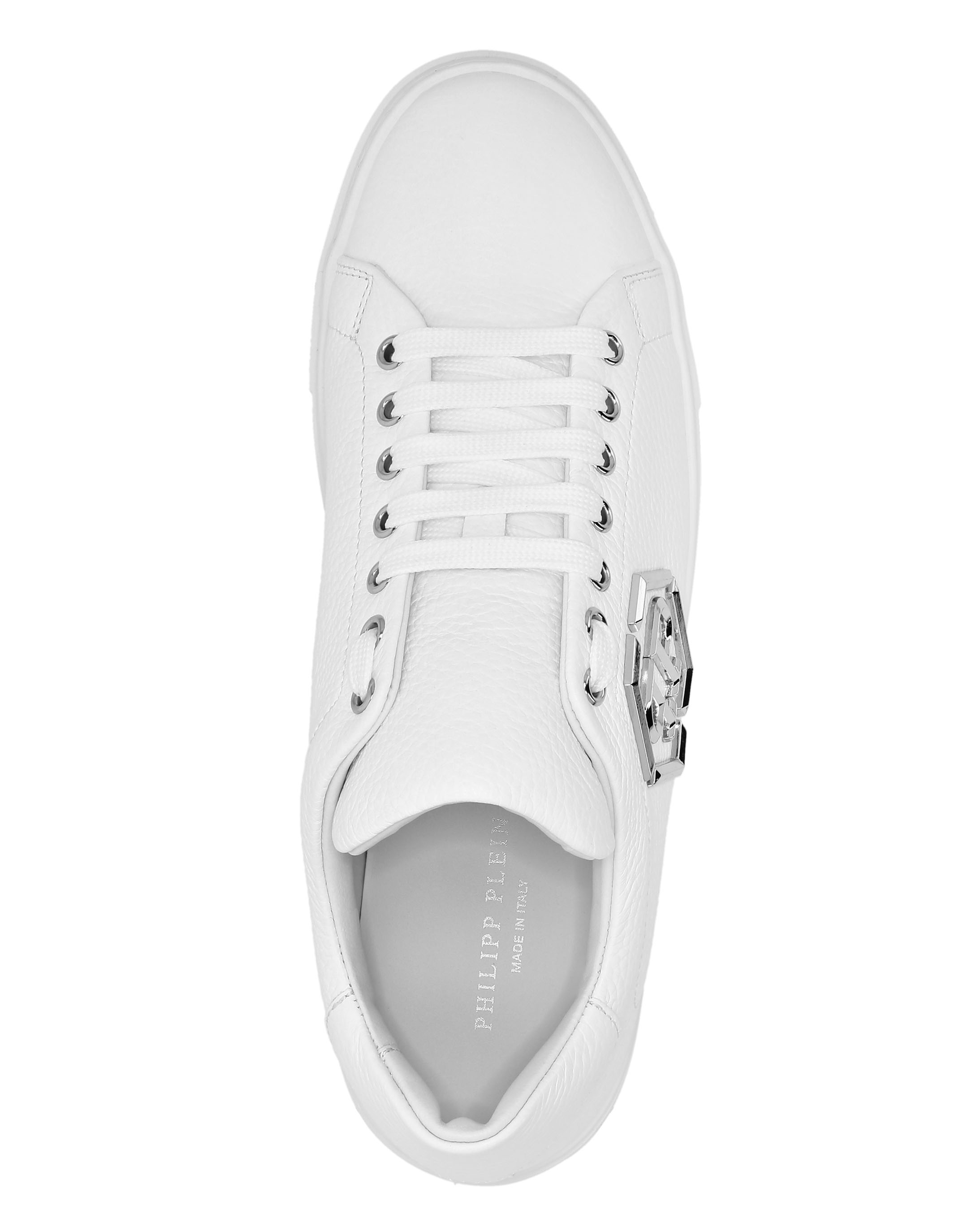 スニーカー PHILIPP PLEIN 'Hexagon' sneakers (PAESUSC0775PLE005N 0102) Nappa Leather Sneakers Low Top Hexagon | Philipp Plein