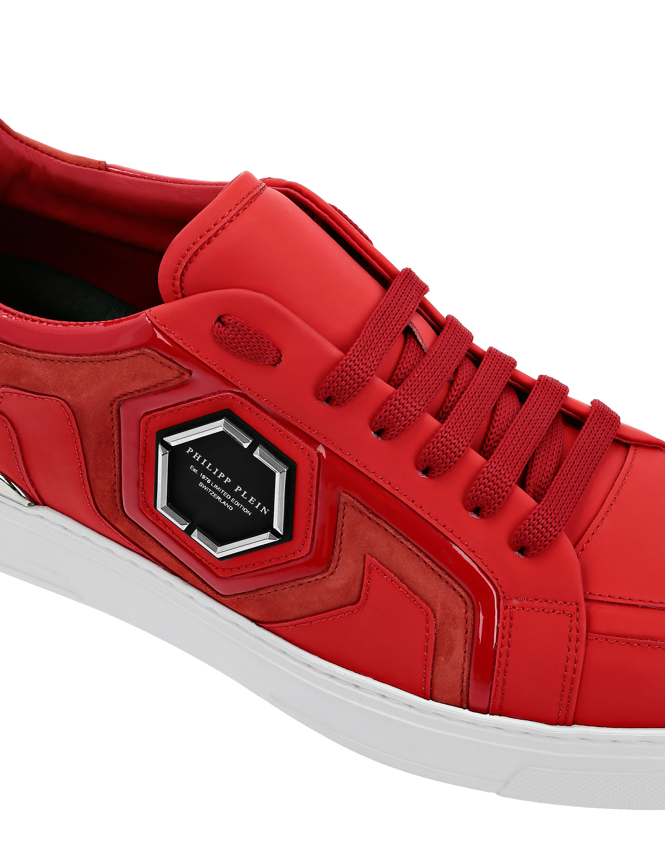 Philipp plein shoes red Clearance